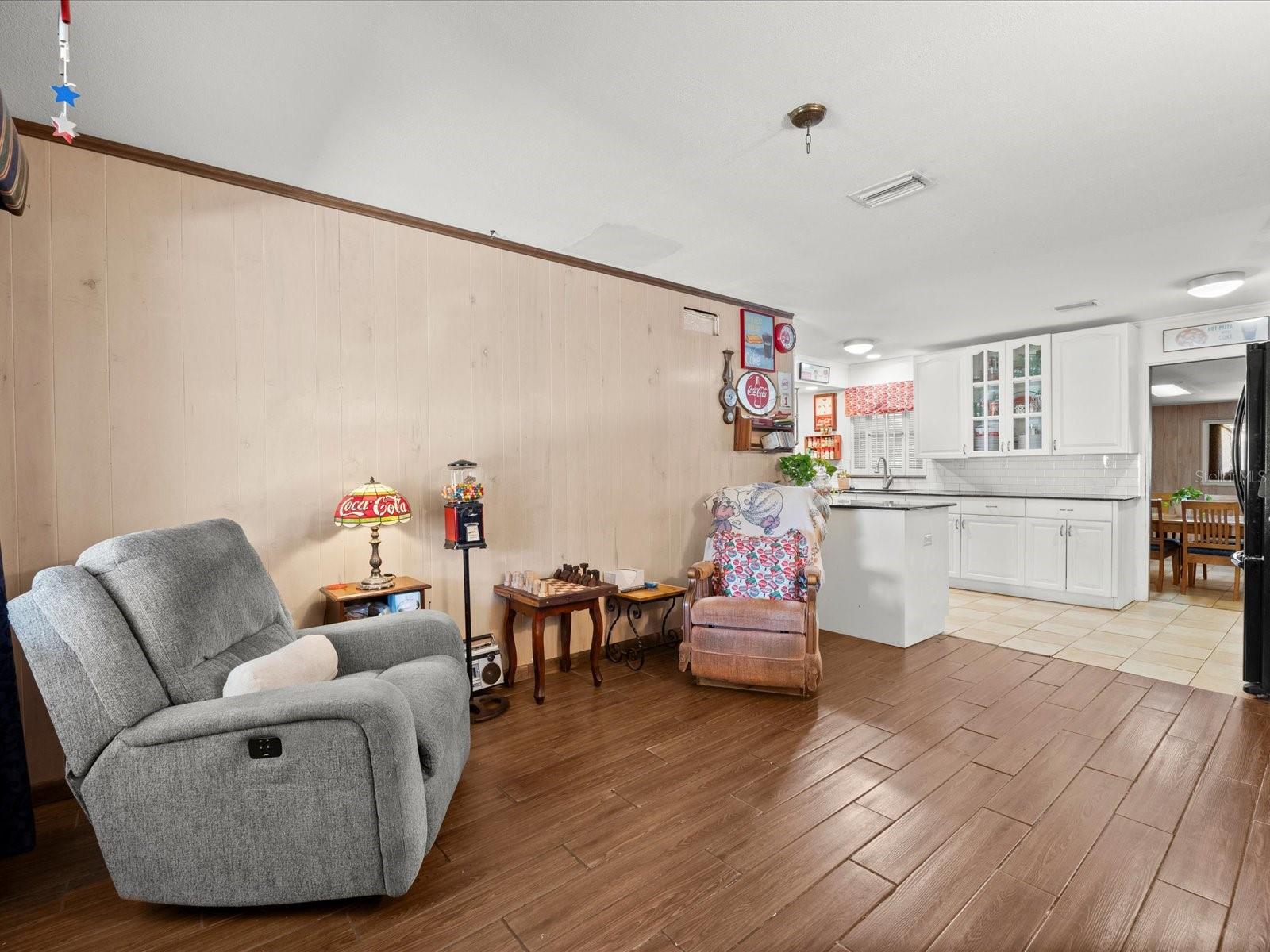 Living Room open to the Kitchen