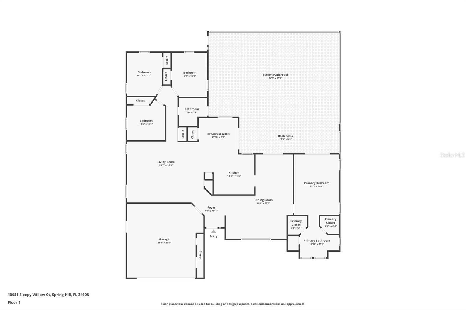 10051 SLEEPY WILLOW CT, SPRING HILL, FL, 34608