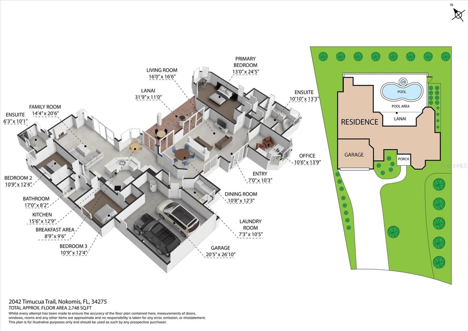 2042 TIMUCUA TRL, NOKOMIS, FL, 34275