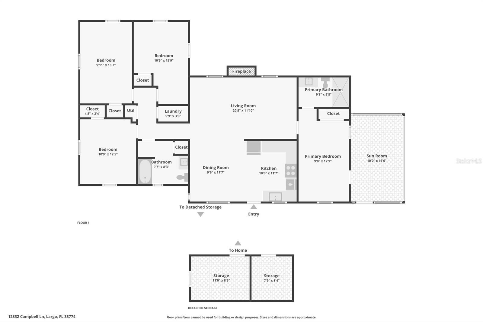 12832 CAMPBELL LN, LARGO, FL, 33774