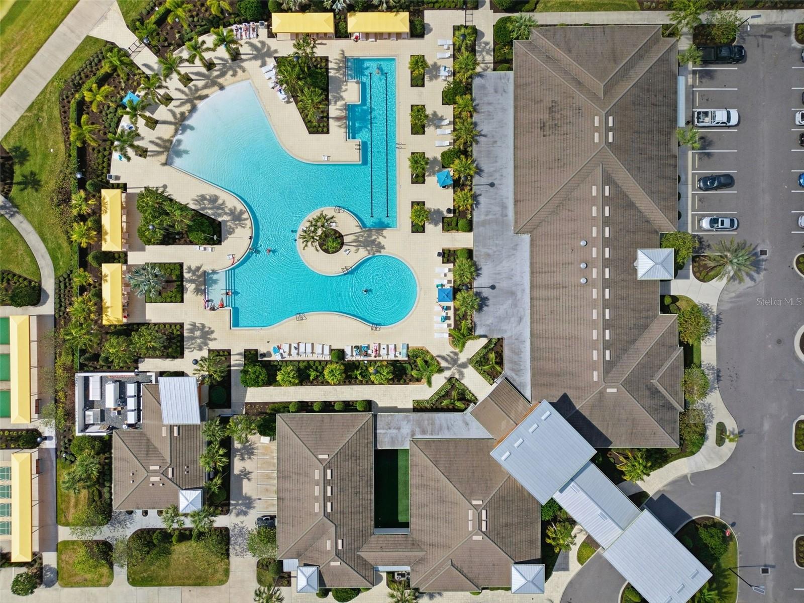 Aerial of Active Adults Clubhouse