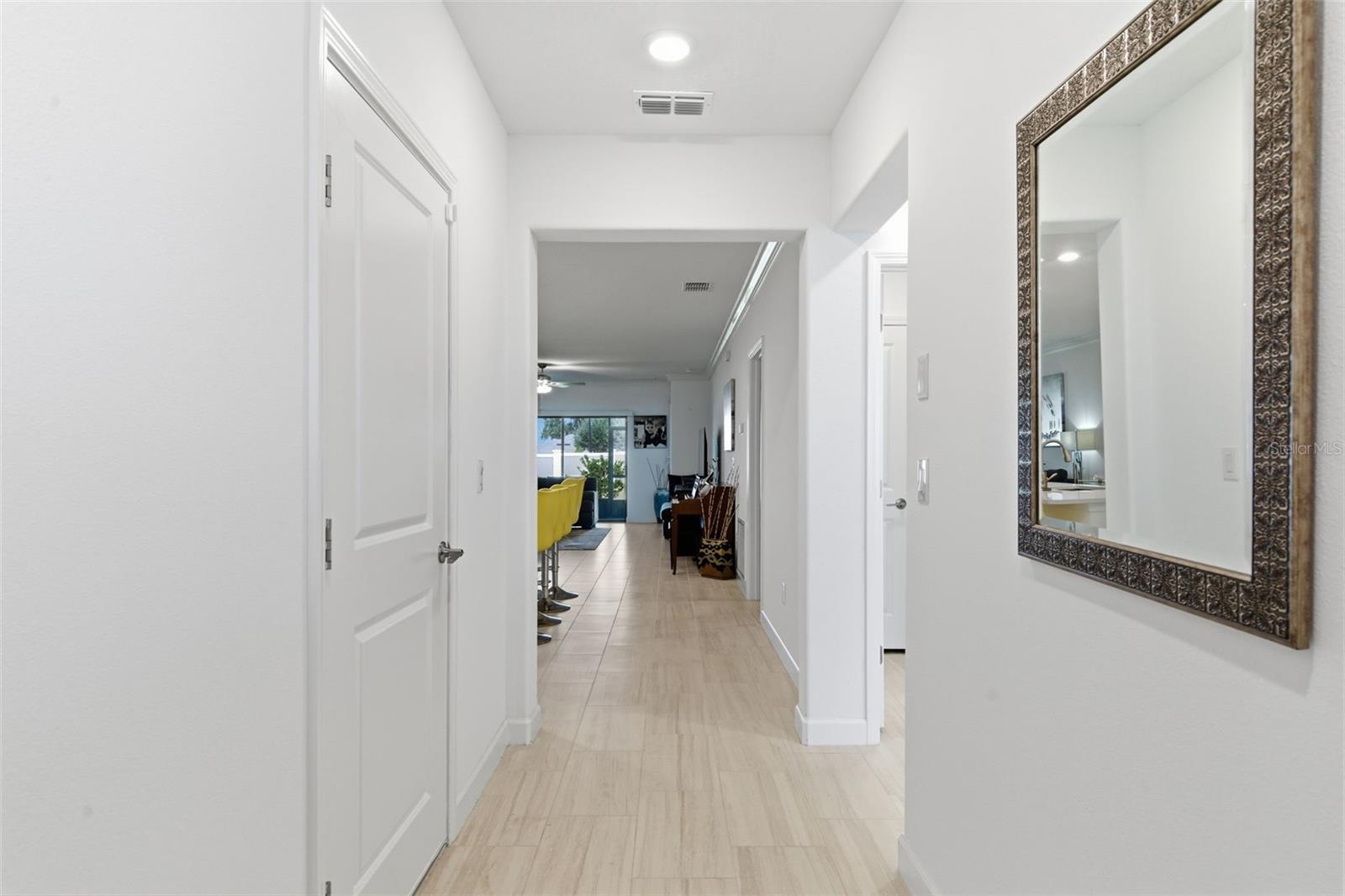 Hallway upon entering the property