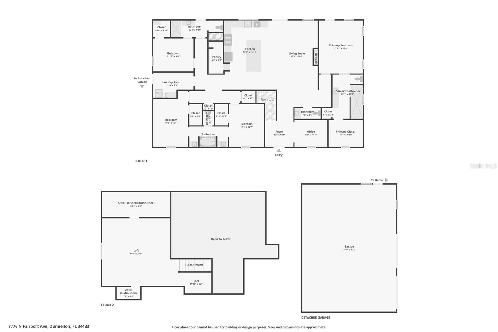 7776 N FAIRPORT AVE, DUNNELLON, FL, 34433