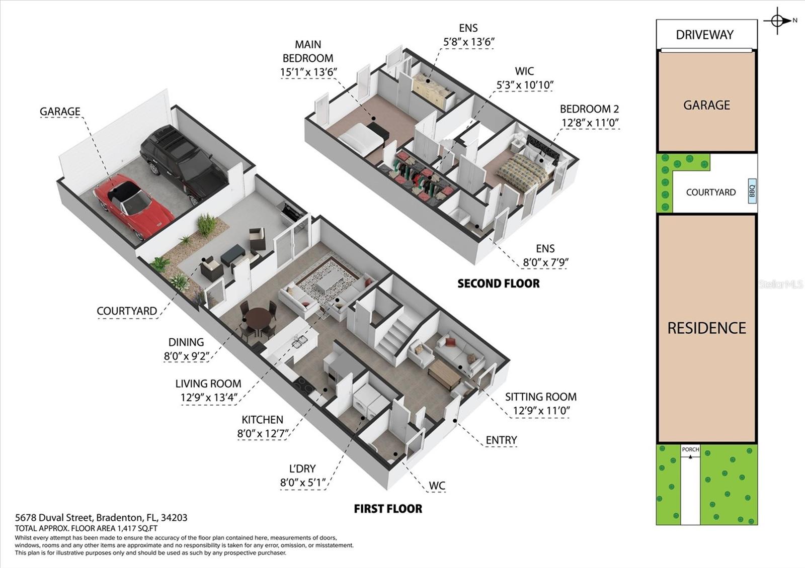 5678 DUVAL ST, BRADENTON, FL, 34203