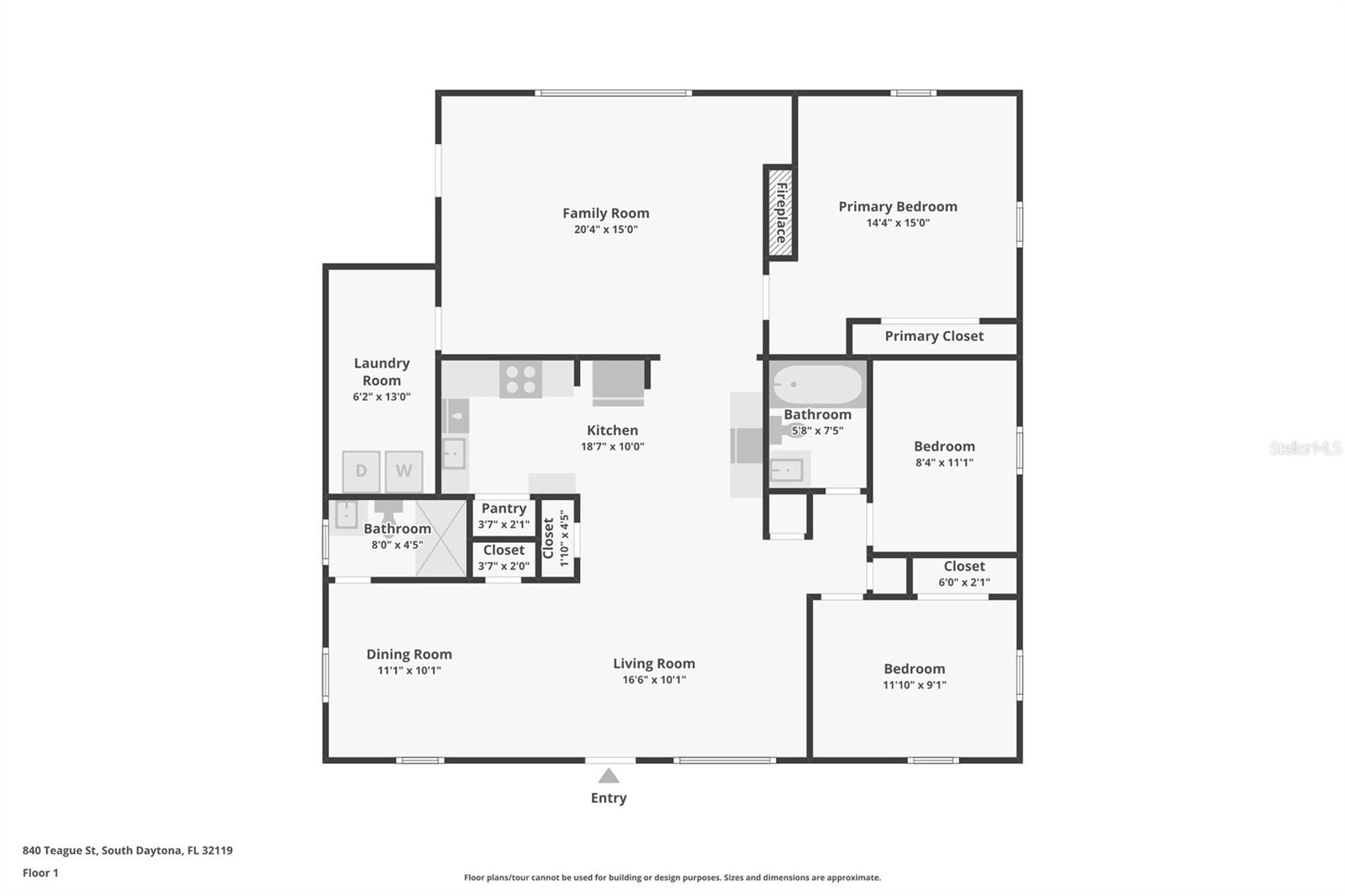 840 TEAGUE ST, DAYTONA BEACH, FL, 32119