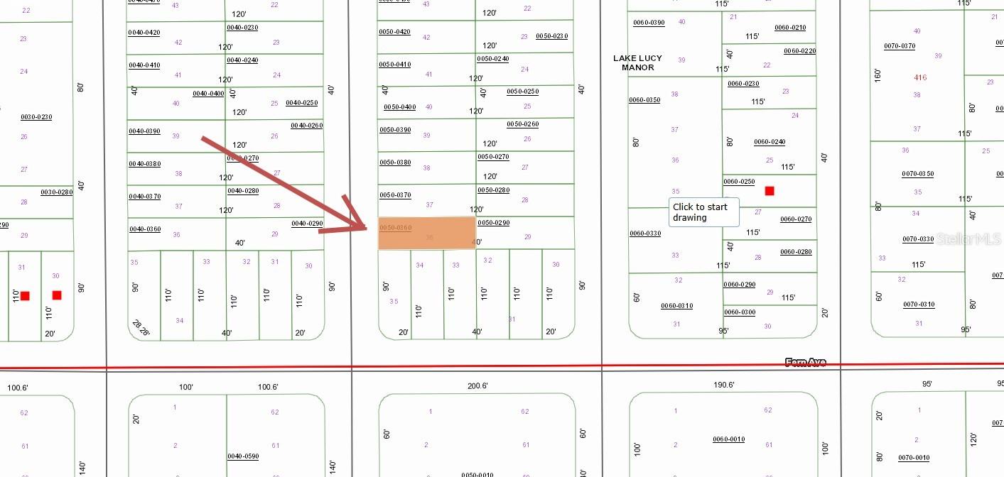 Lot 36 PAXON, INTERLACHEN, FL, 32148