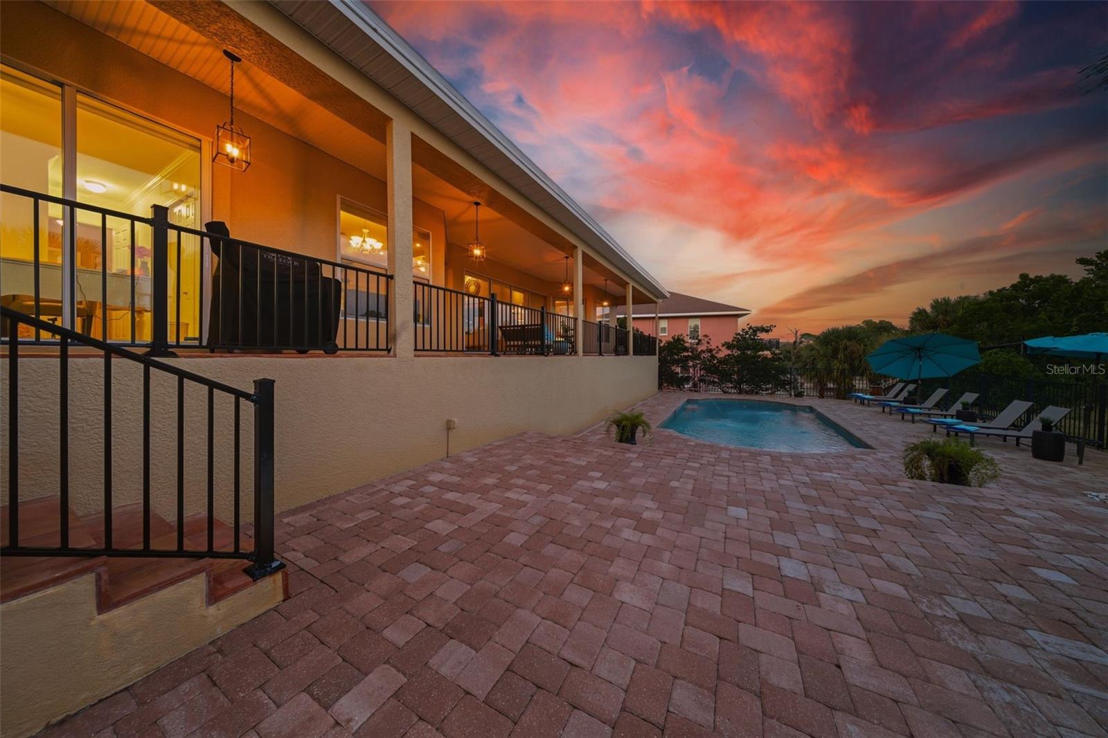 Sunset Pool Deck