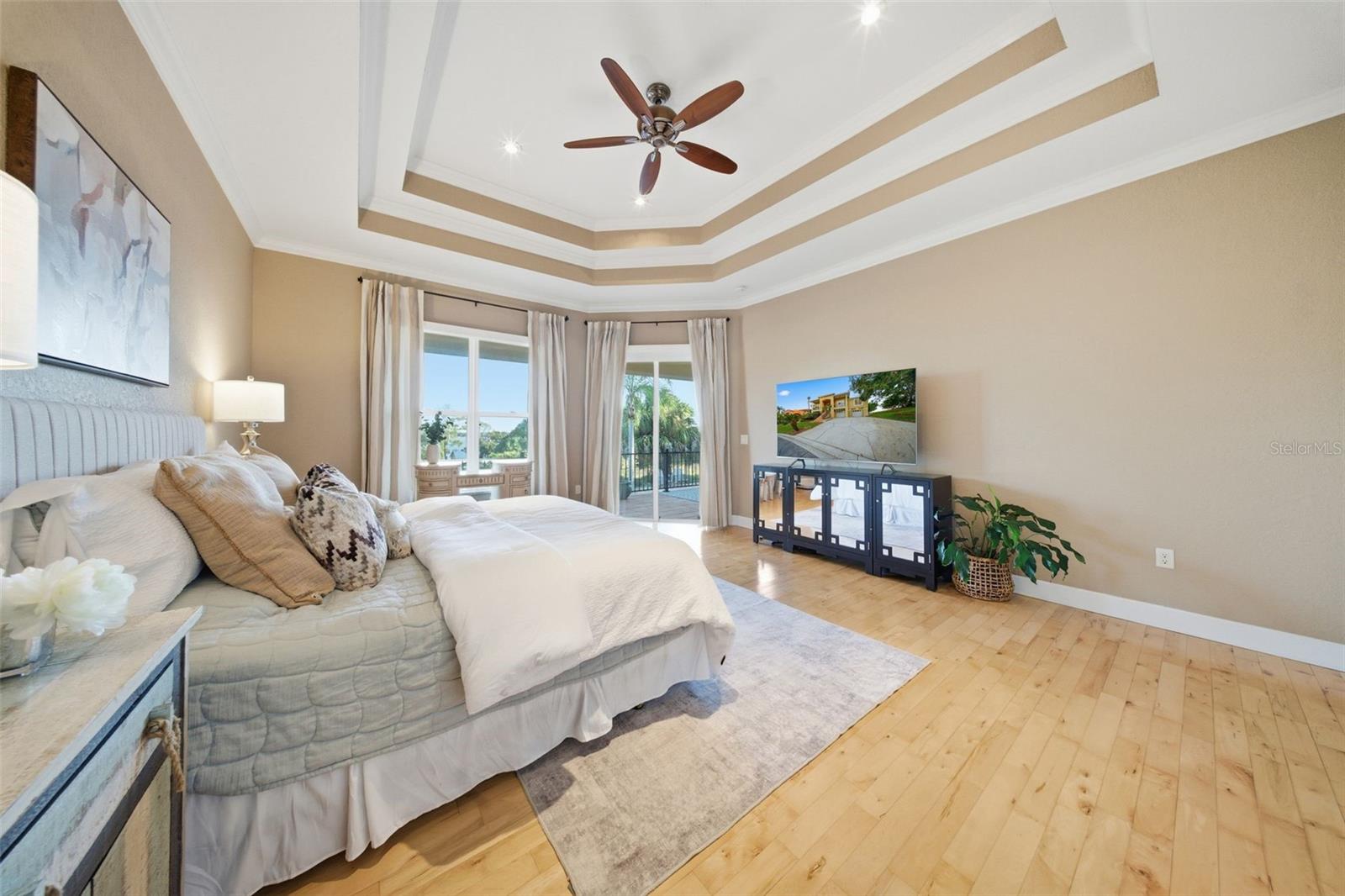 Primary Bedroom with Lake Views