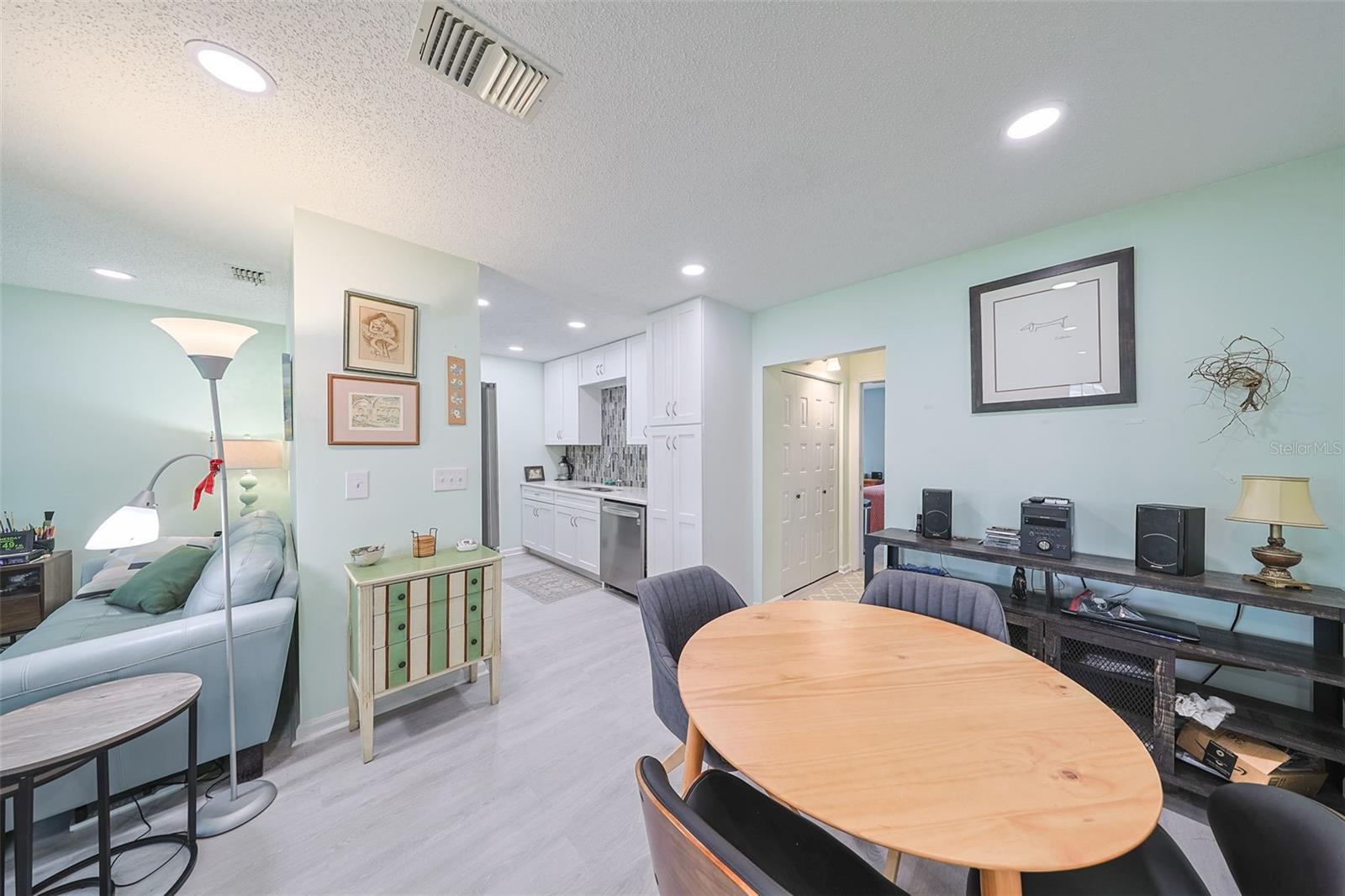 Dining Area looking into the Kitchen