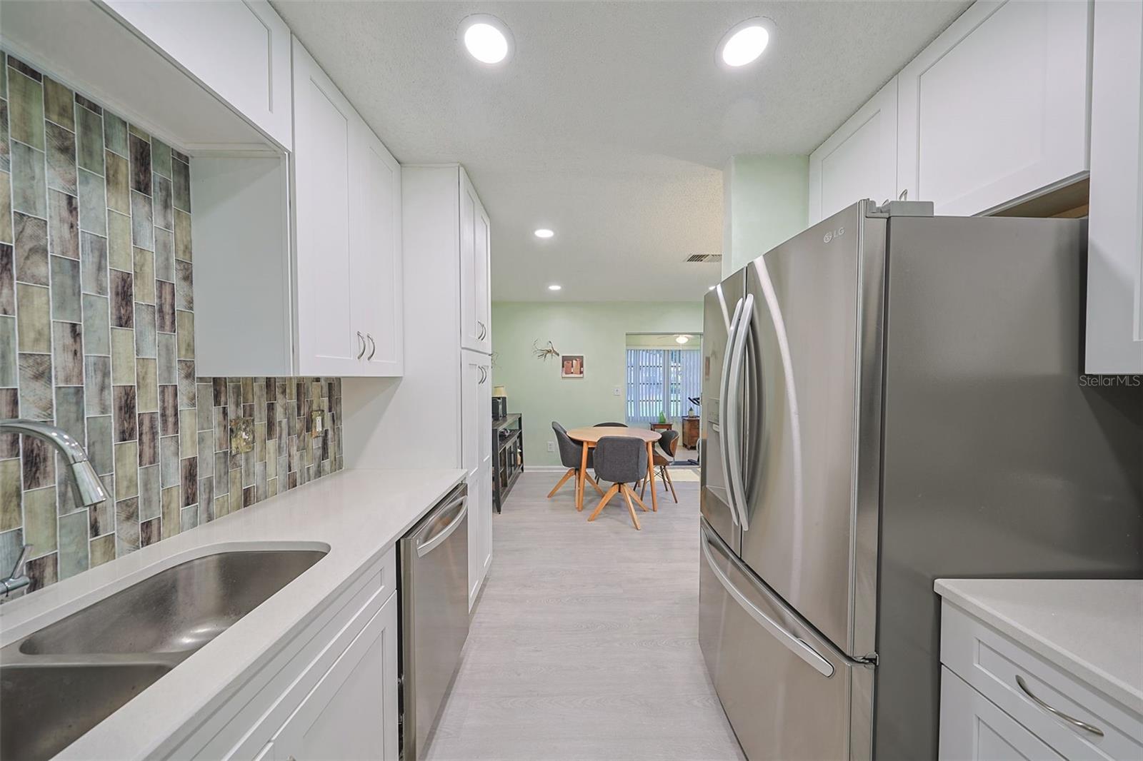 Kitchen looking into the Dining Area