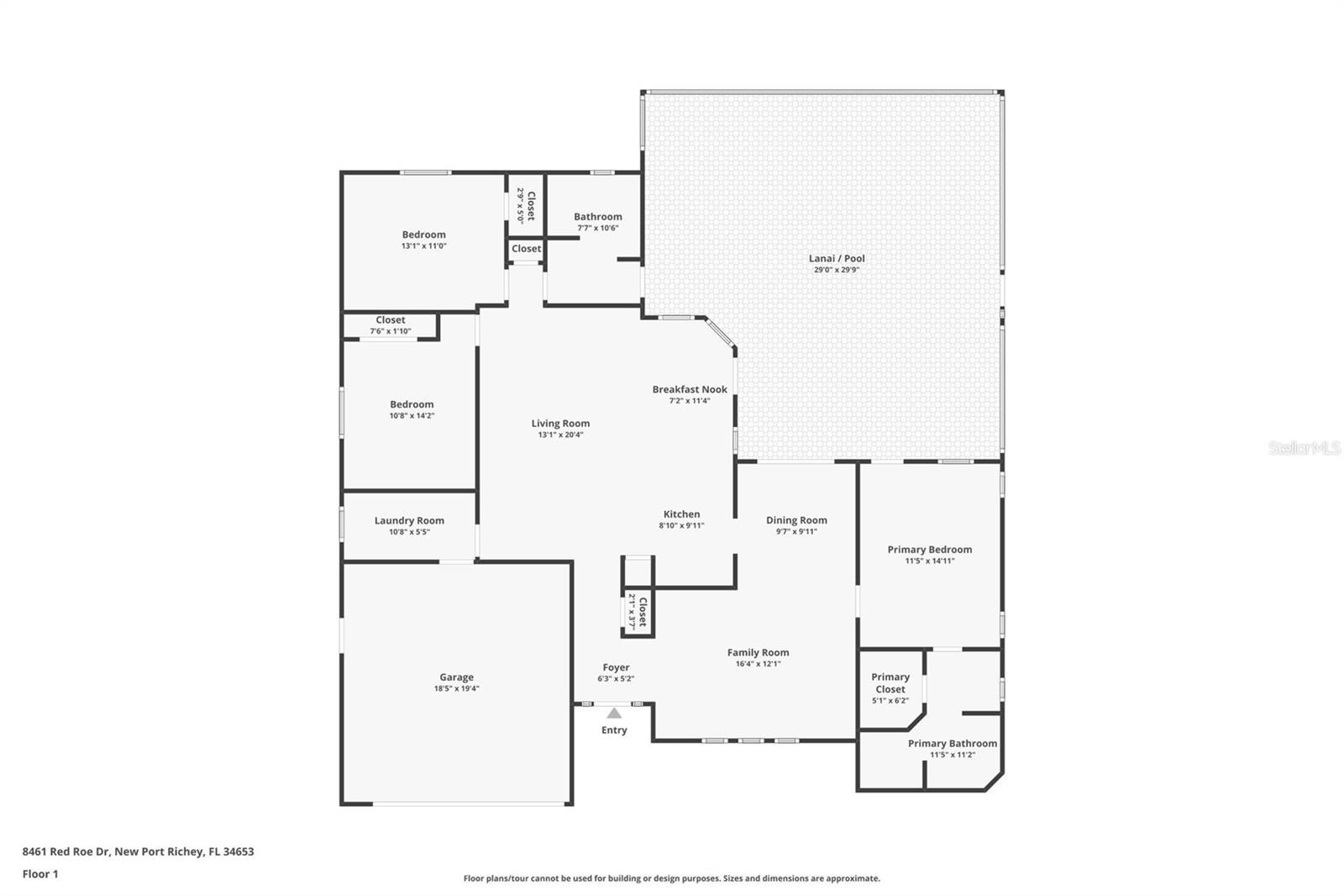 8461 RED ROE DR, NEW PORT RICHEY, FL, 34653