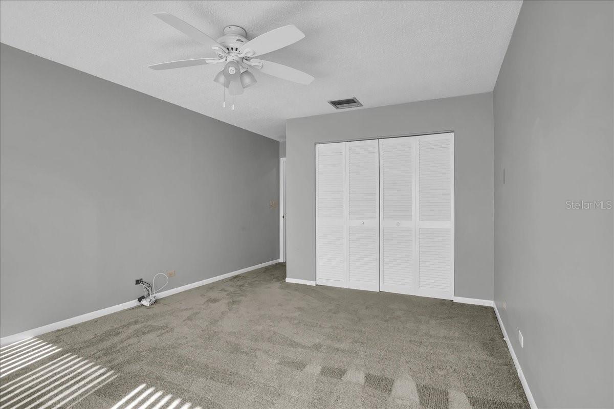 Spacious 2nd floor bedroom with lots of closet space
