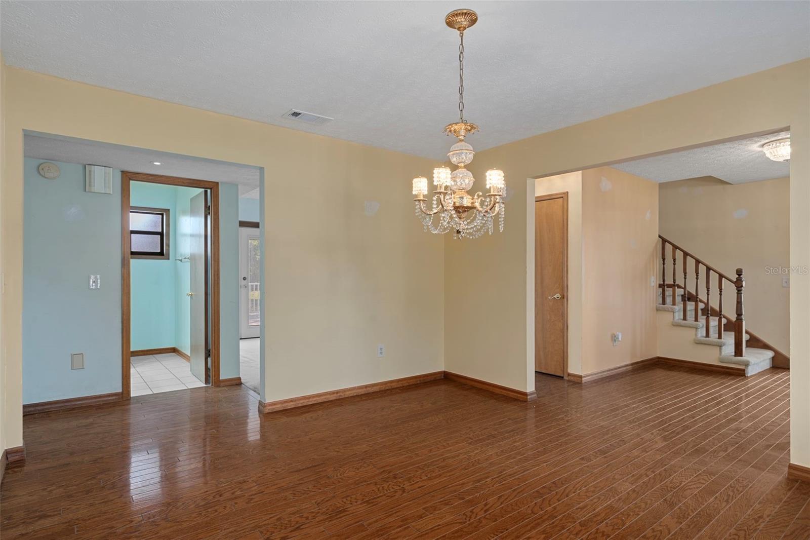 Dining Room with Hardwood Floors