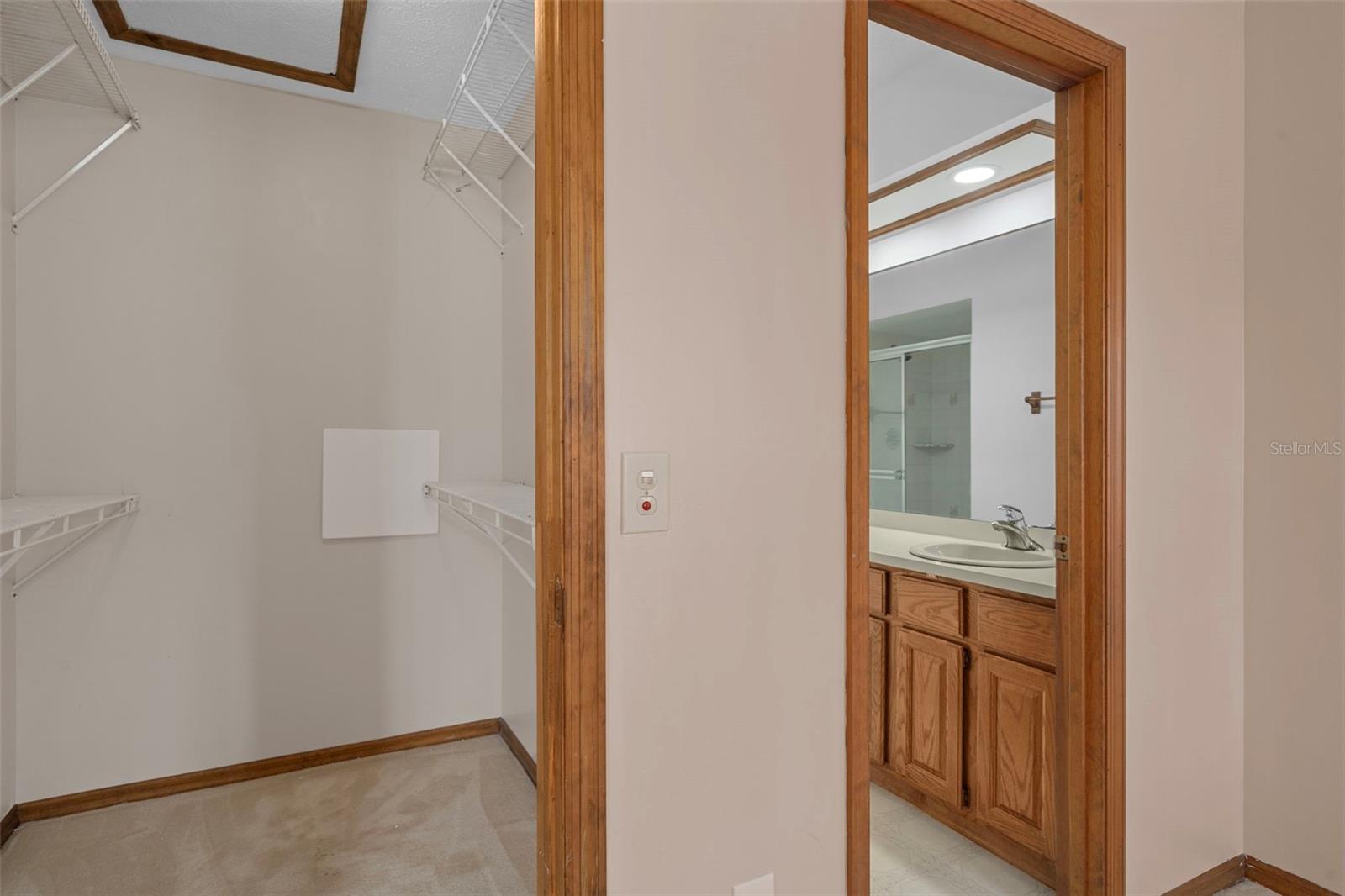 Upper Level Primary Bedroom Walk-in Closet