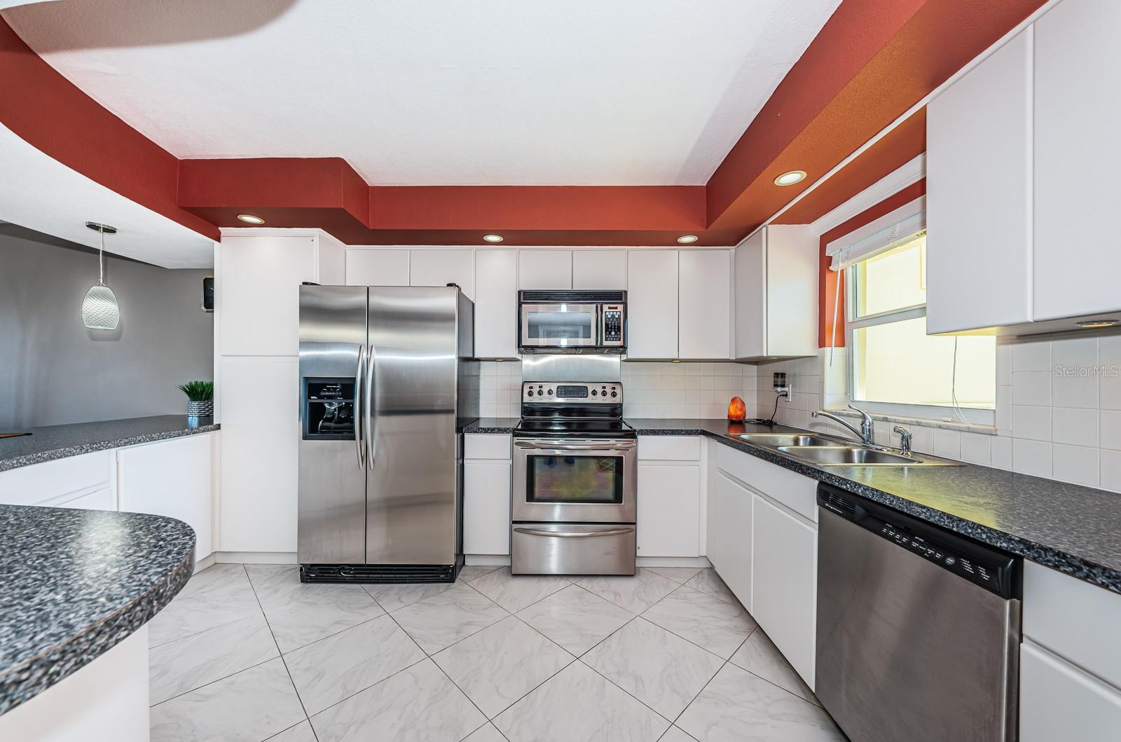 A chef's dream with a lot of counter space