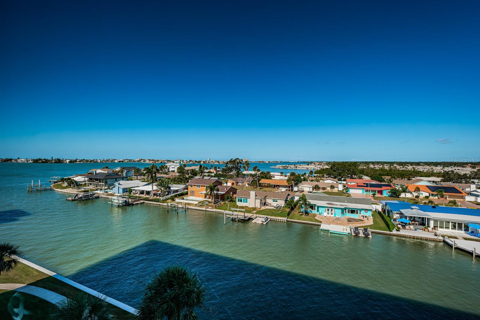View from bedroom and Florida room