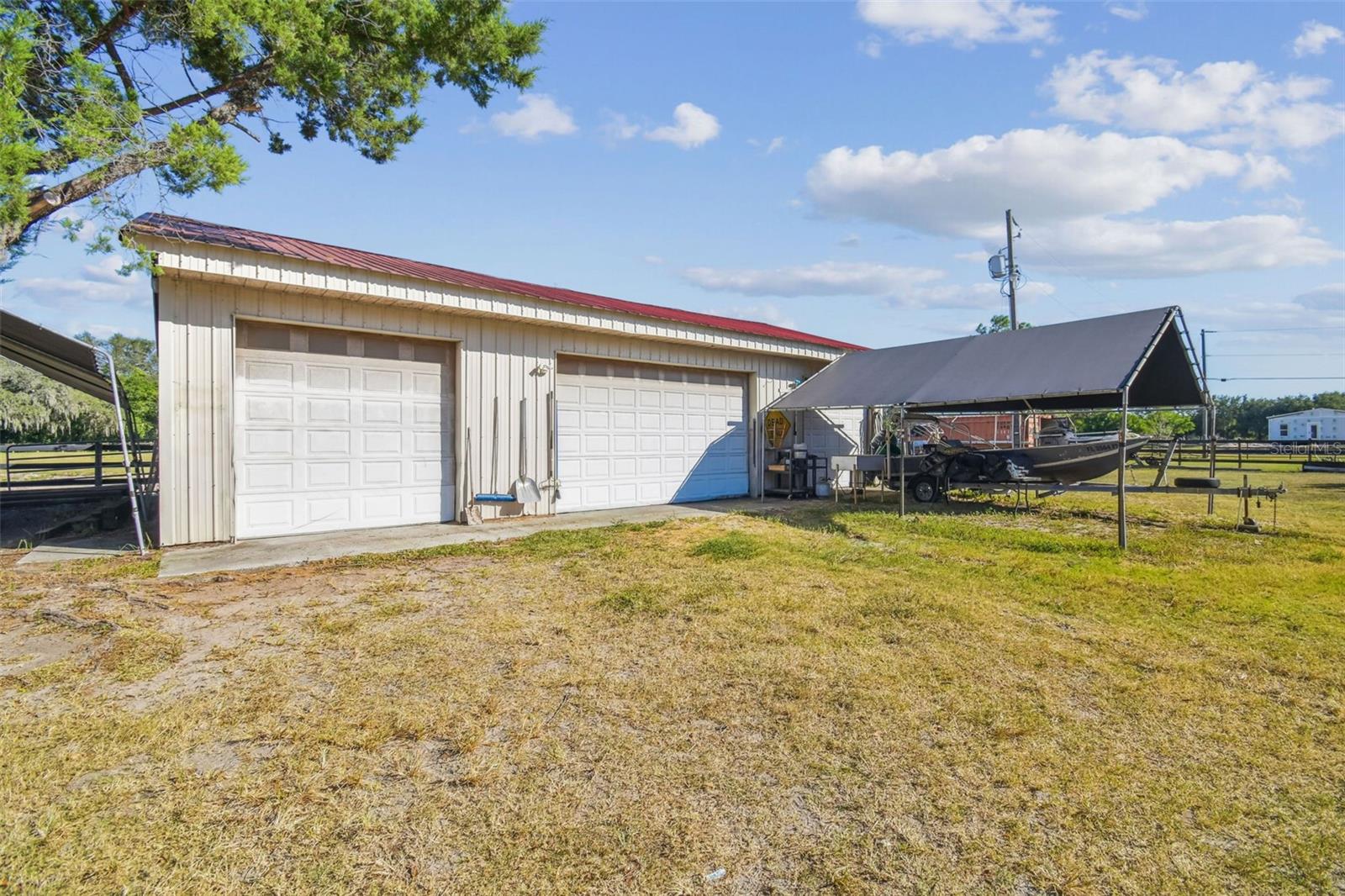 Massive garage can fit 7 cars