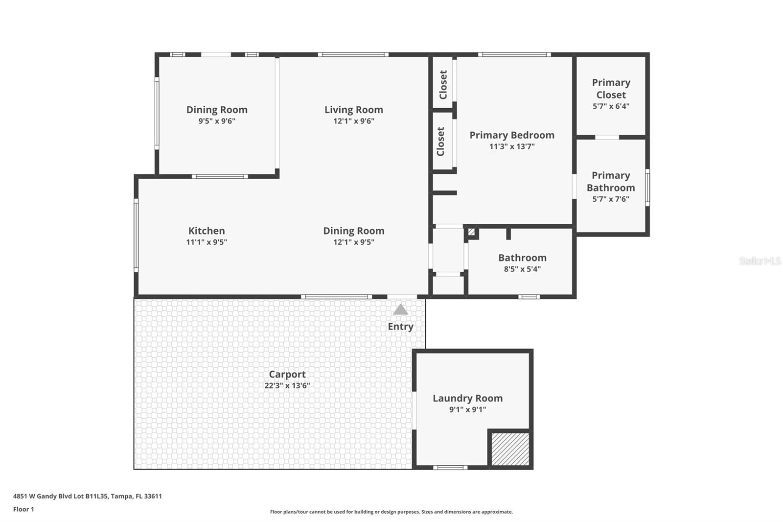 4851 W GANDY BLVD #B13L25, TAMPA, FL, 33611