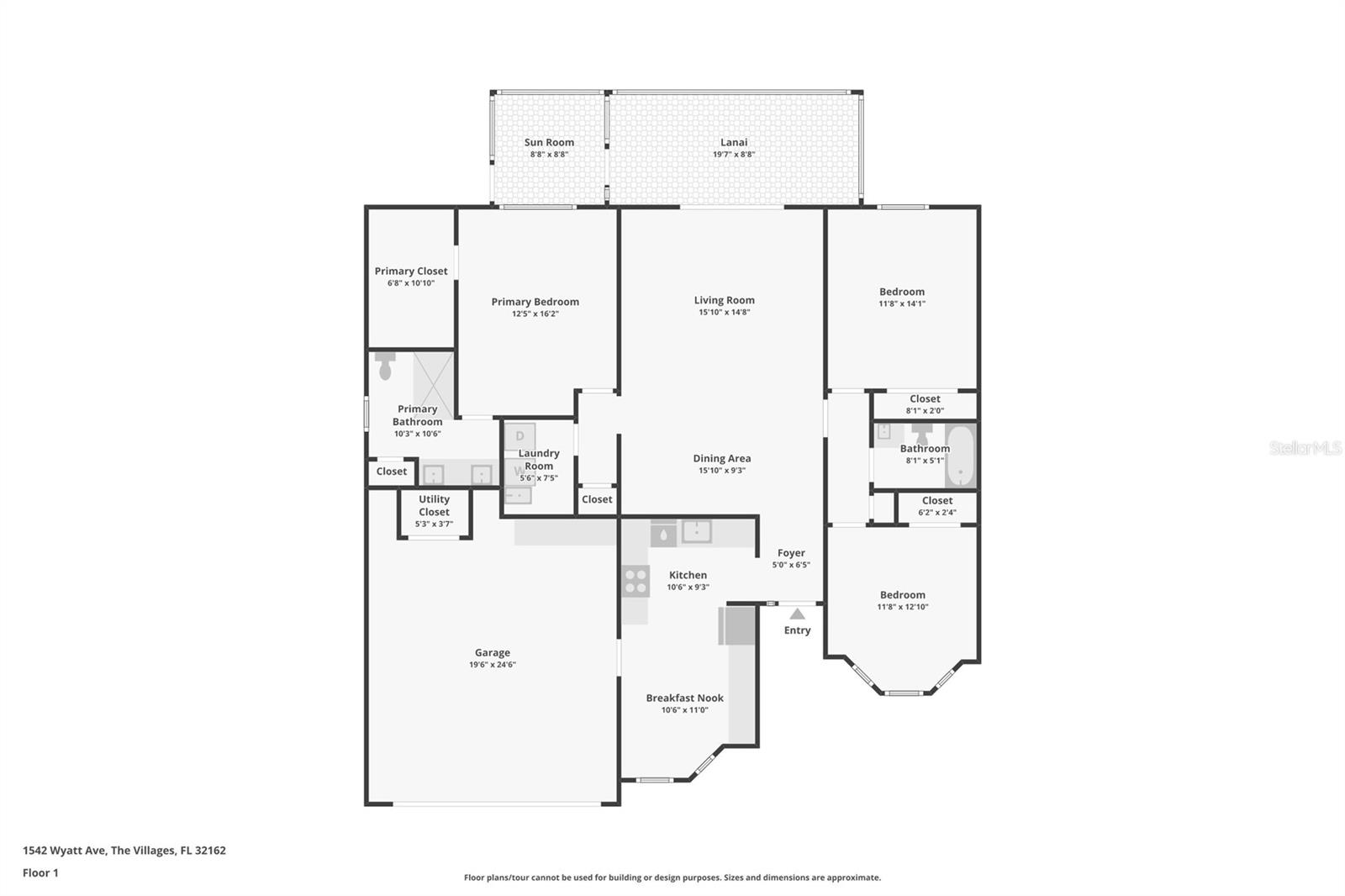 1542 WYATT AVE, THE VILLAGES, FL, 32162