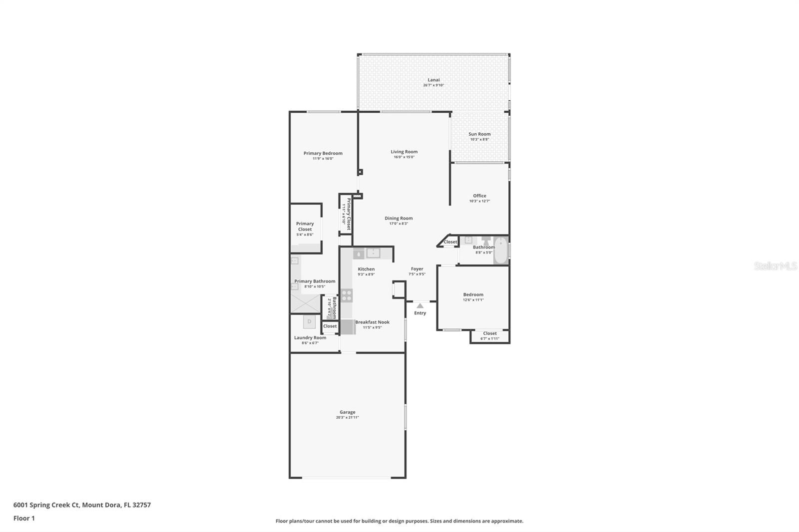 6001 SPRING CREEK CT, MOUNT DORA, FL, 32757