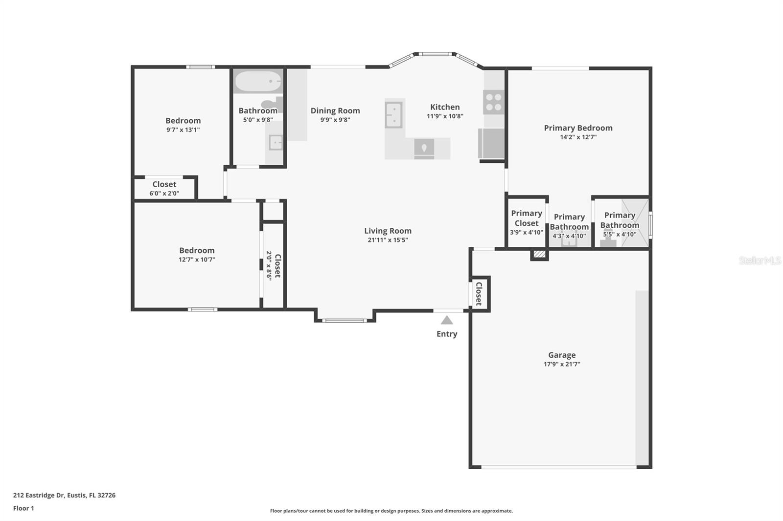 212 EASTRIDGE DR, EUSTIS, FL, 32726