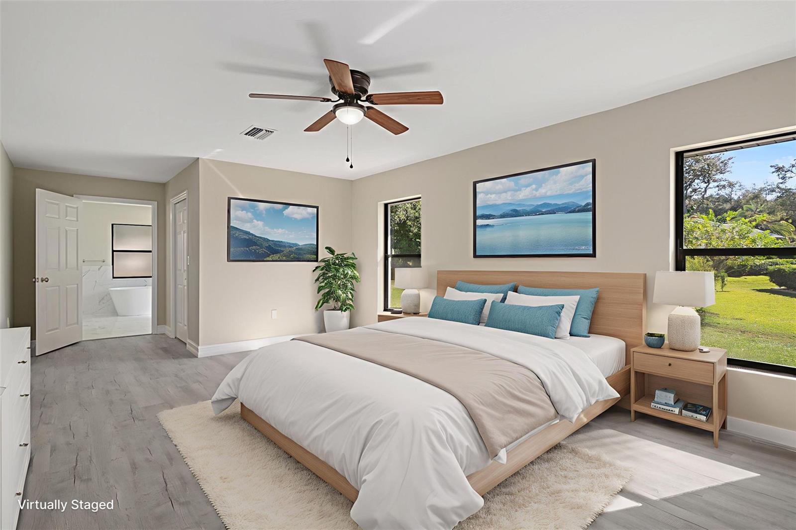 Master Bedroom Staged