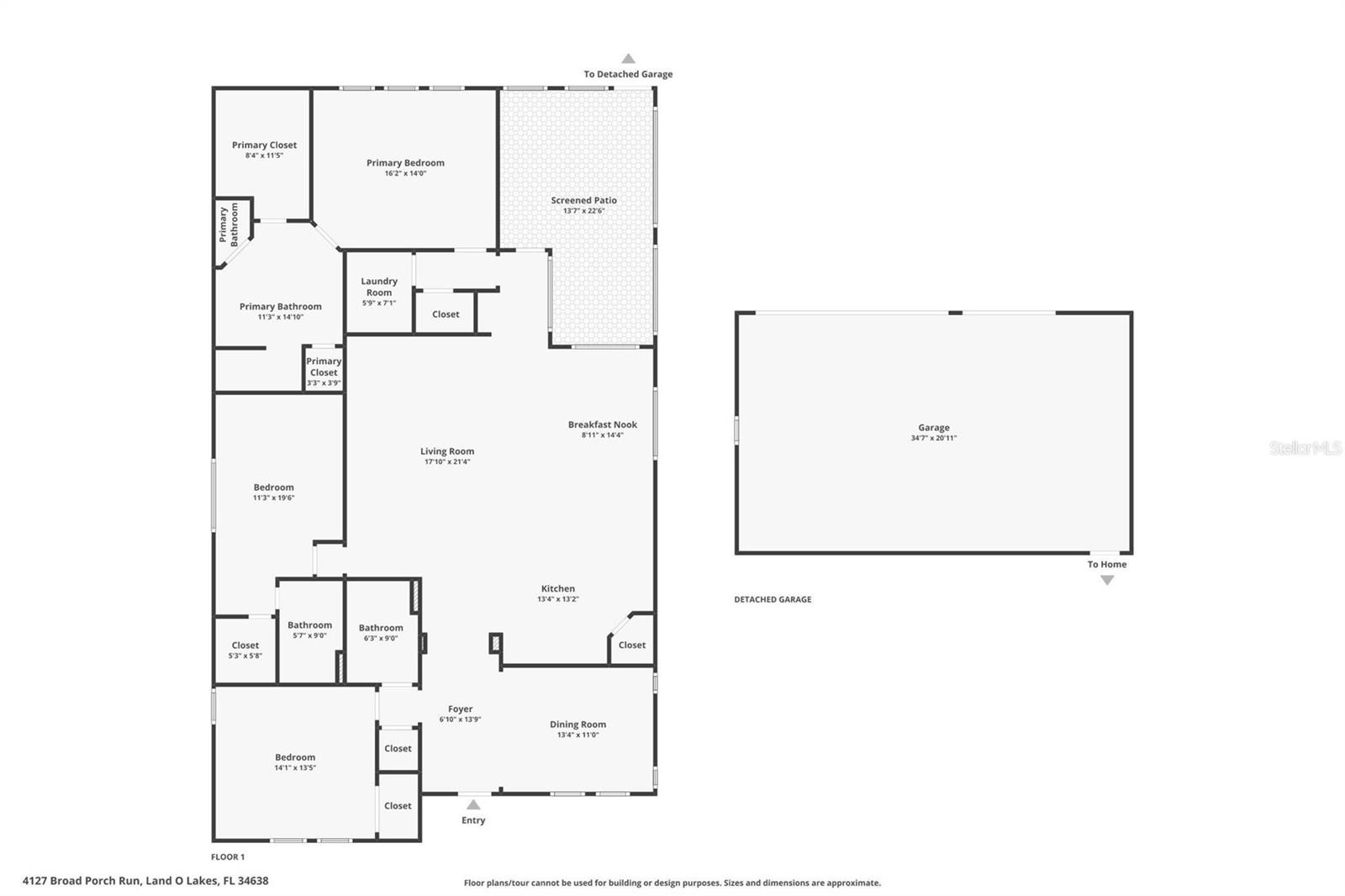4127 BROAD PORCH RUN, LAND O LAKES, FL, 34638