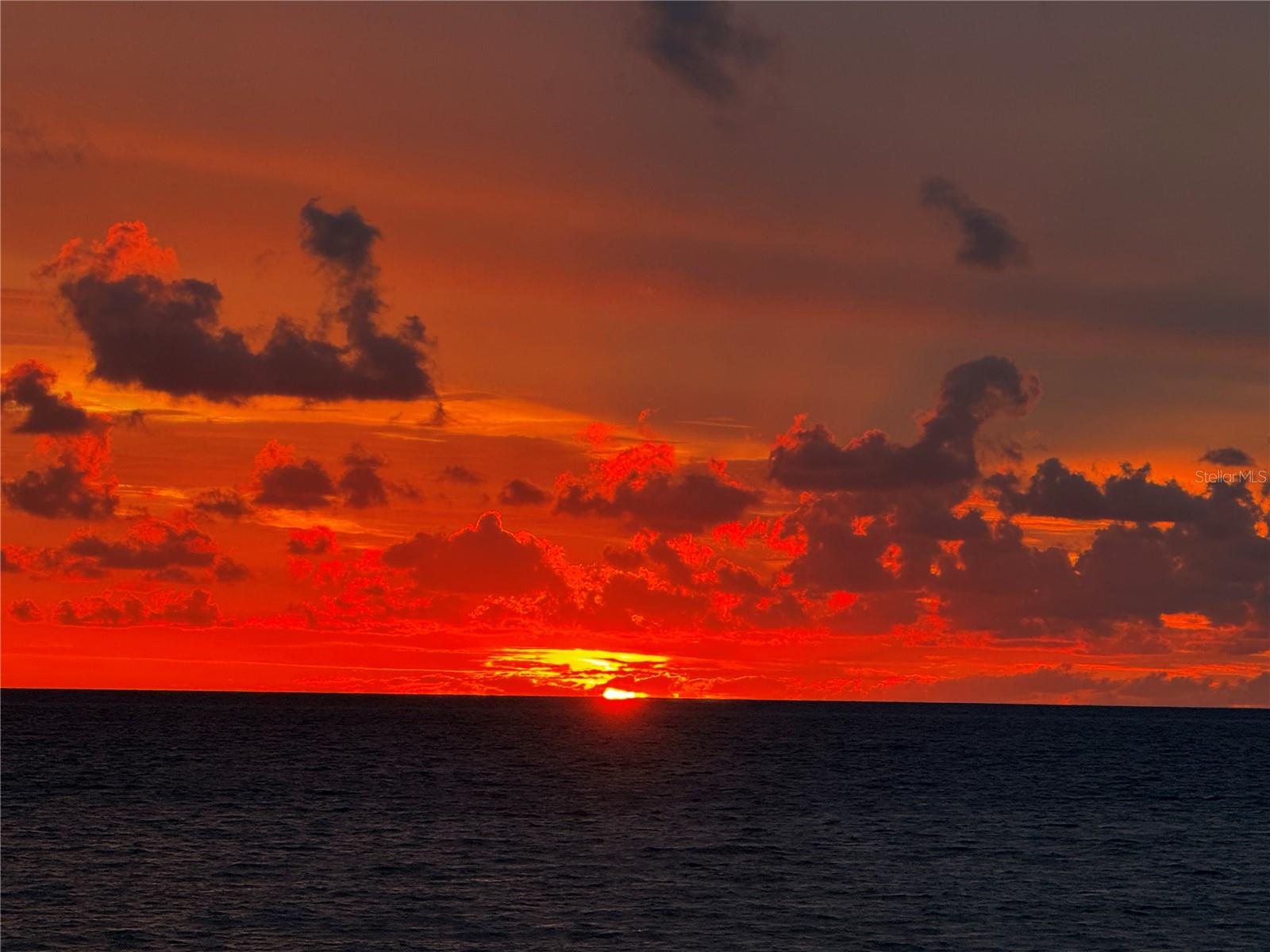 Sunset from upper balcony