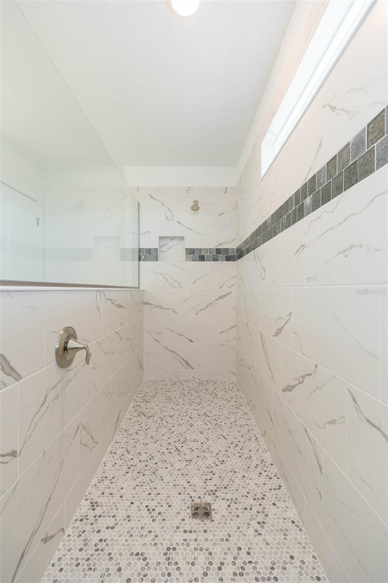 Large master bath shower.