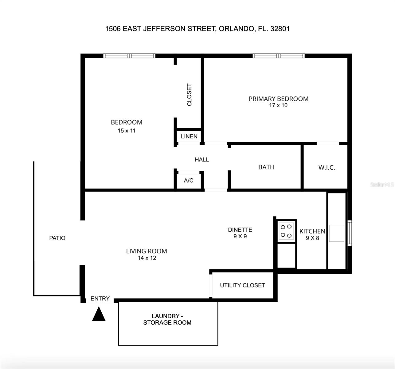 1506 E JEFFERSON ST, ORLANDO, FL, 32801