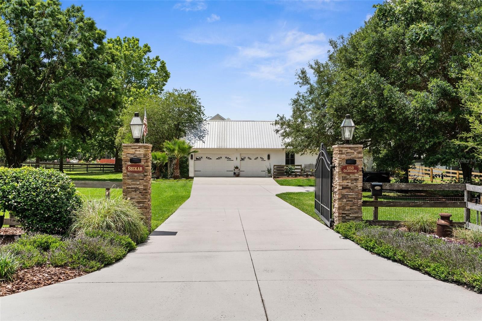 Main Home Gated Entrance