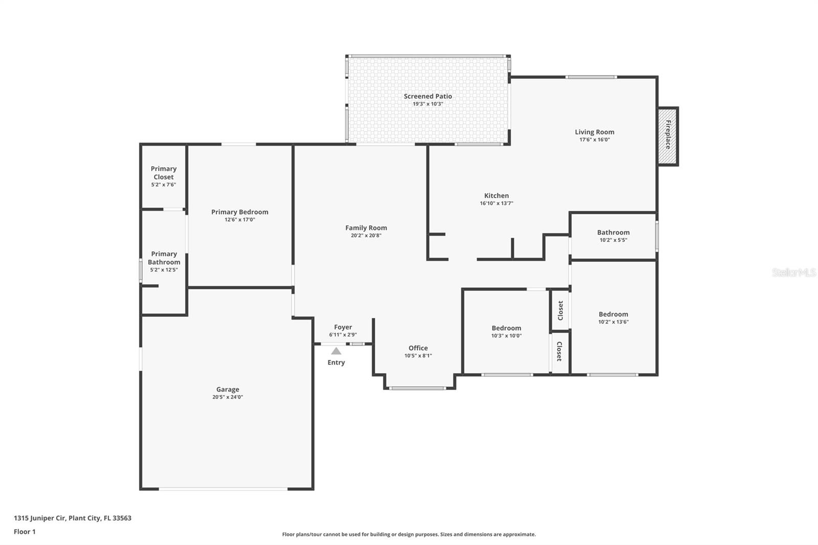 1315 JUNIPER CIR, PLANT CITY, FL, 33563