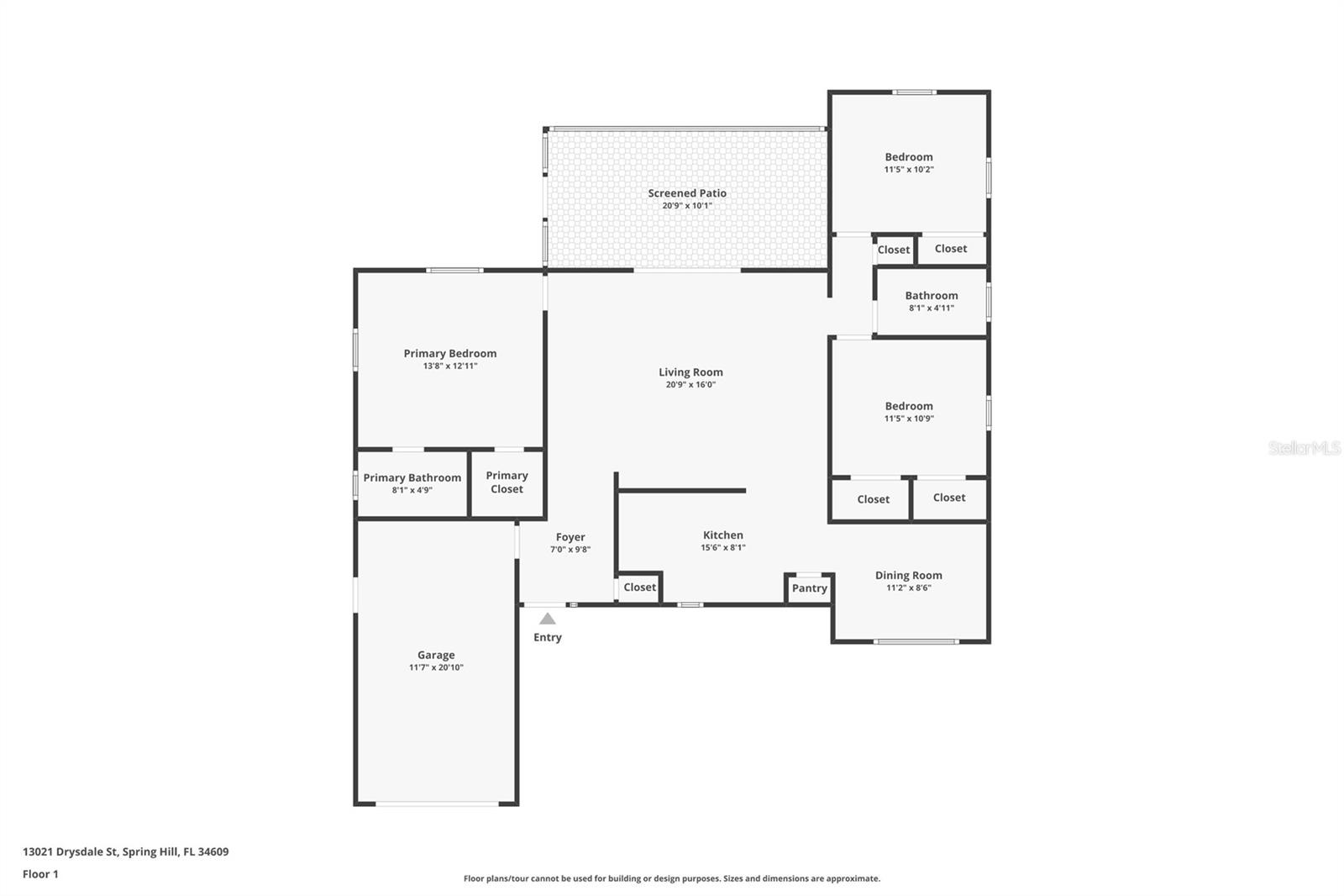 13021 DRYSDALE ST, SPRING HILL, FL, 34609