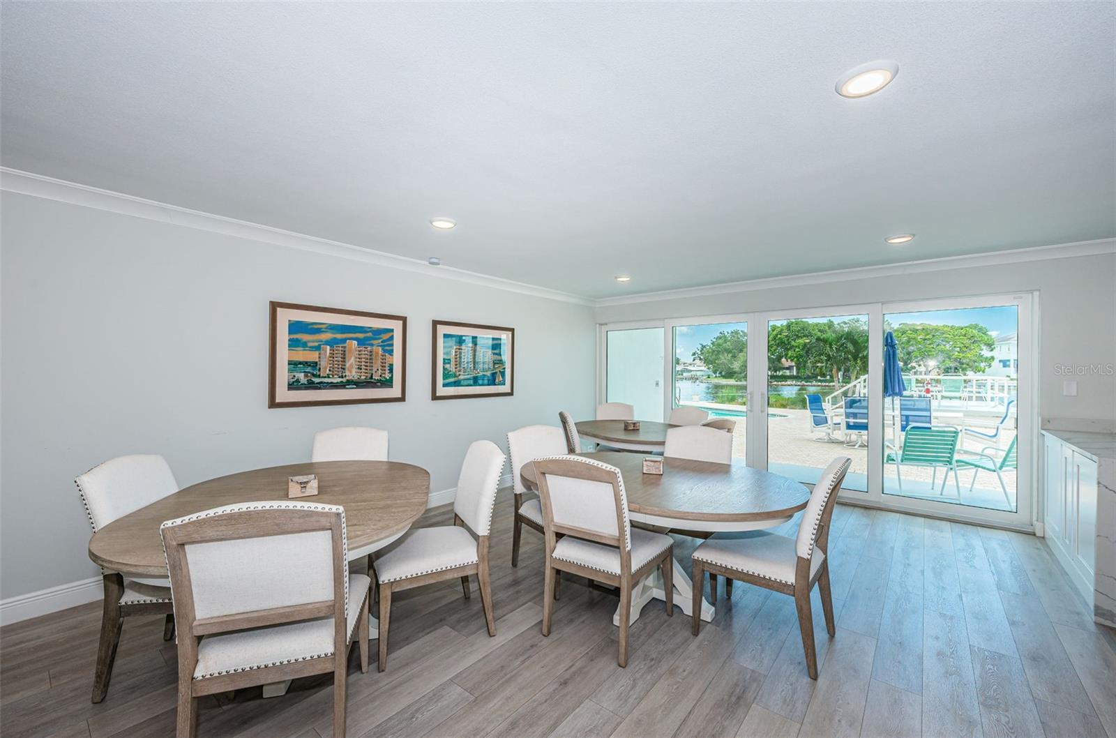 Community room with pool access