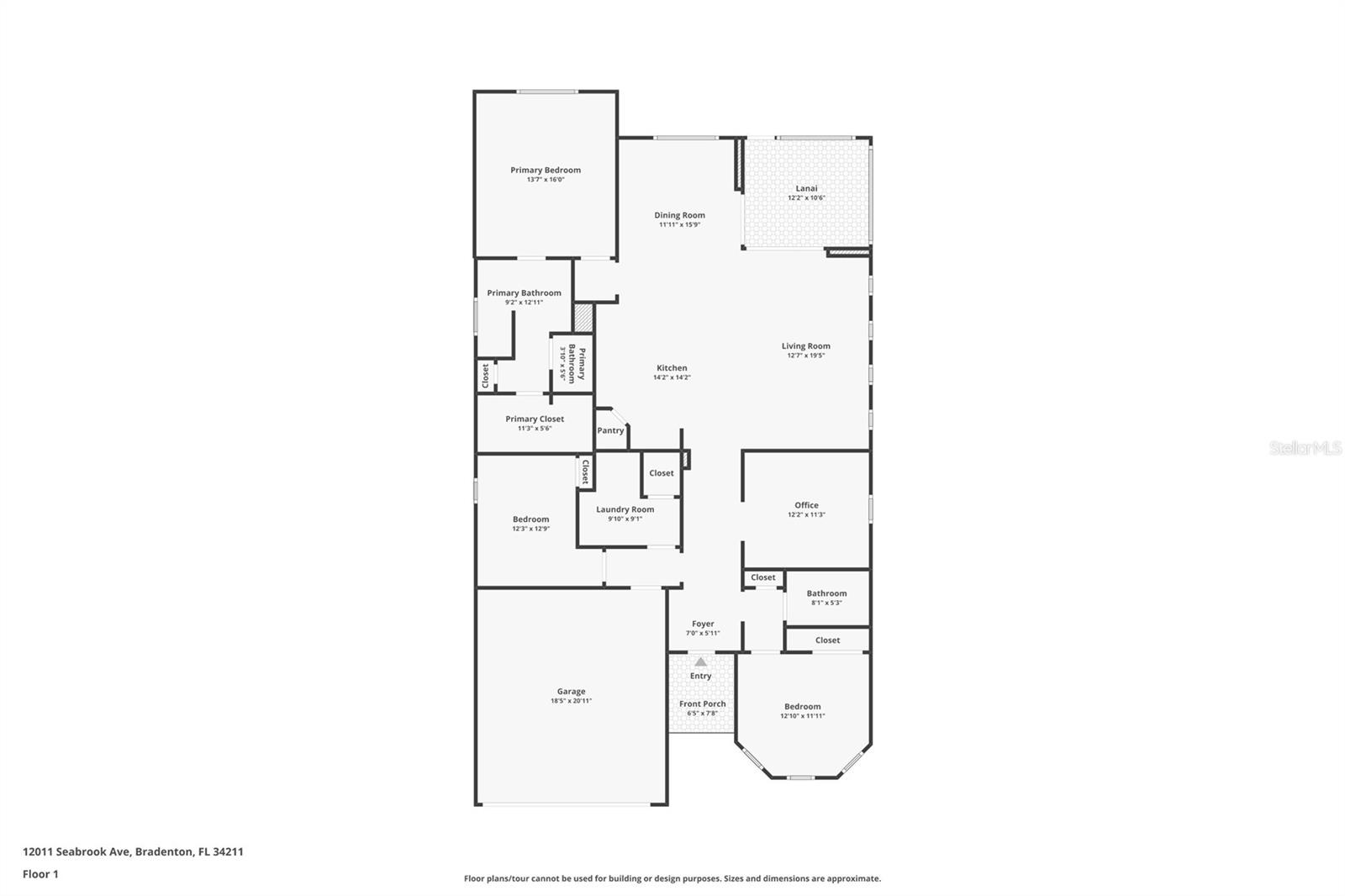 12011 SEABROOK AVE, BRADENTON, FL, 34211