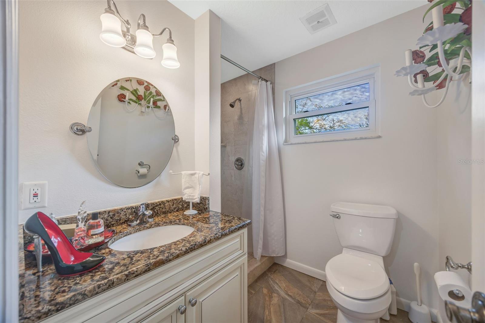 Third bath off the kitchen