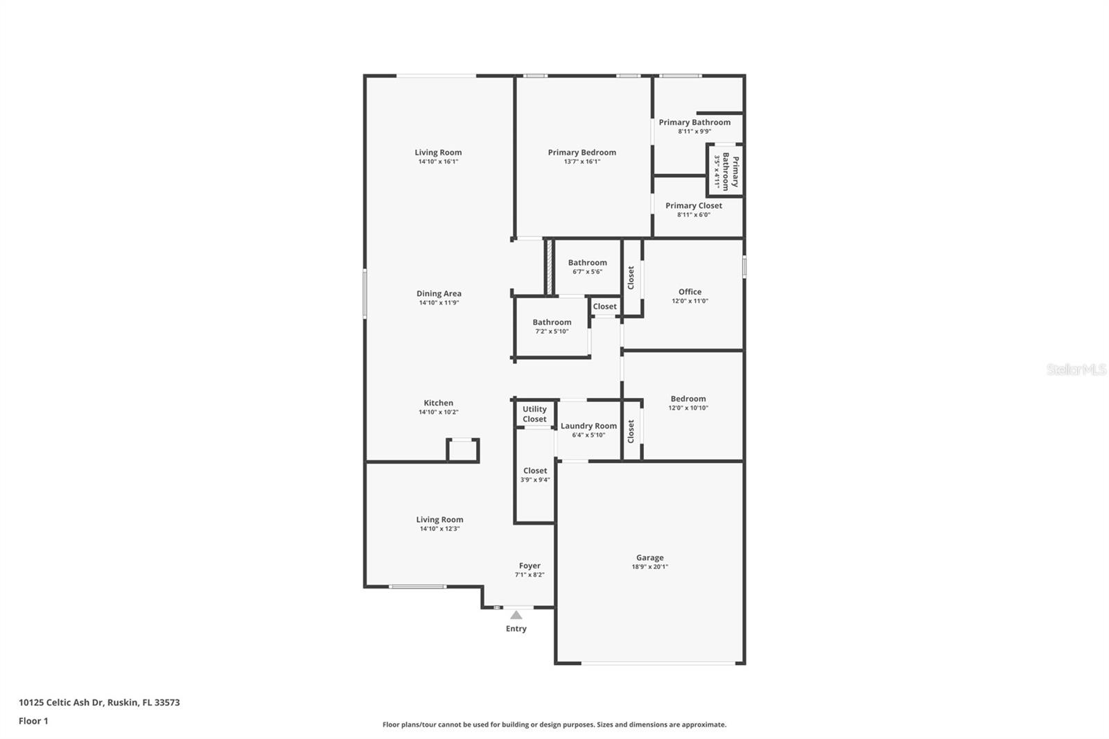 10125 CELTIC ASH DR, RUSKIN, FL, 33573