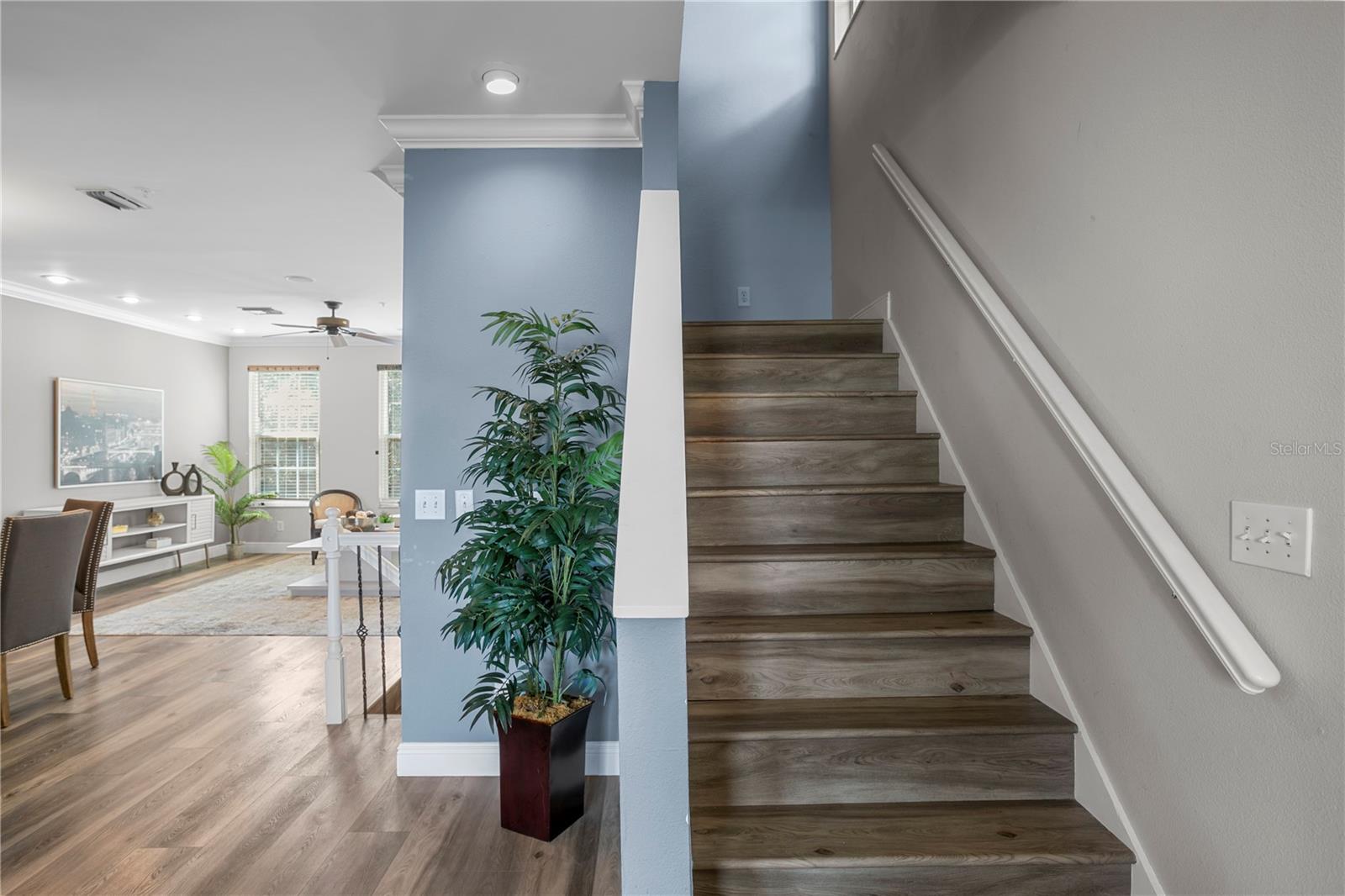 Let's head upstairs to the bedrooms..