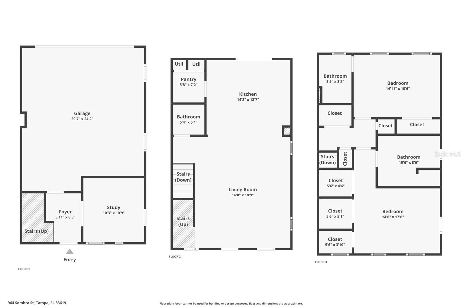 964 SOMBRA ST, TAMPA, FL, 33619