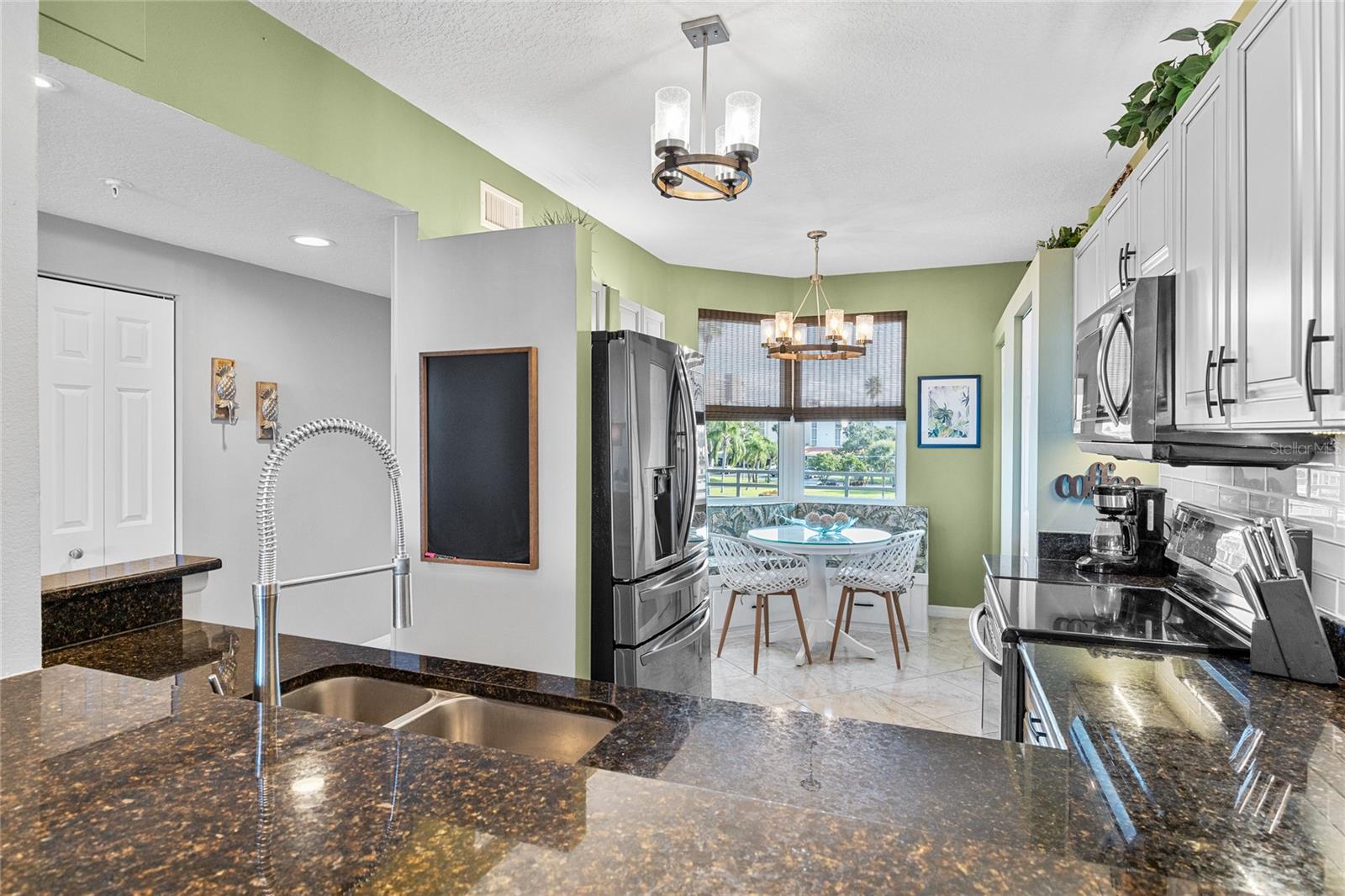 View of Kitchen from Bar area