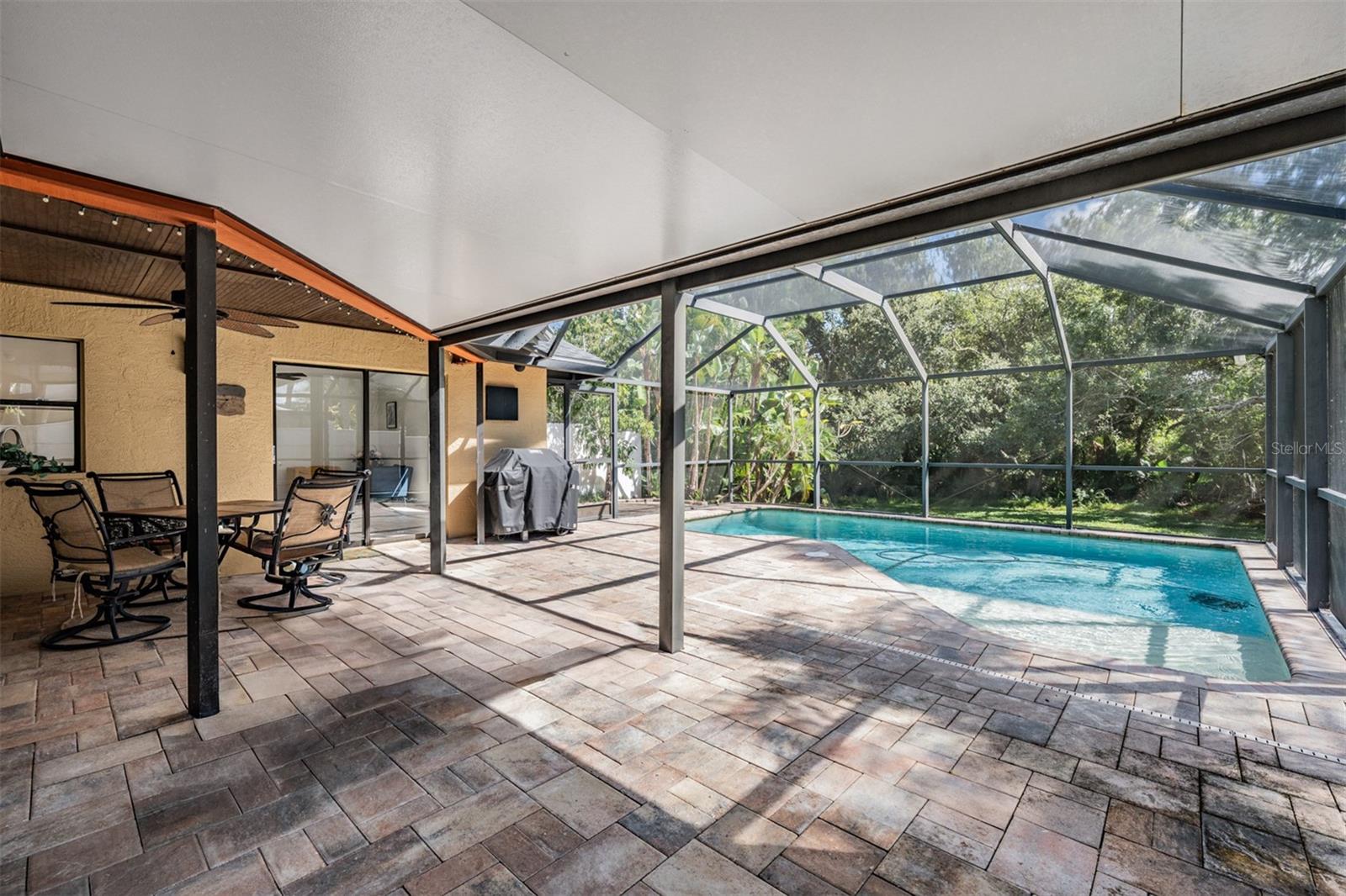 Covered and Enclosed Pool Lanai