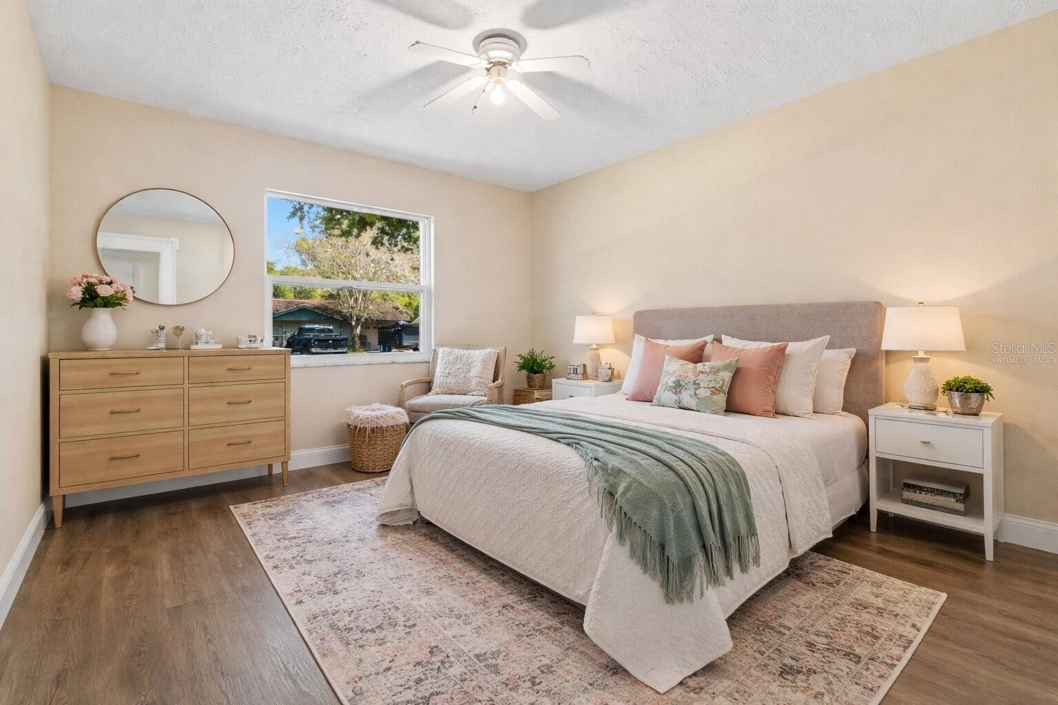 Virtually Staged Guest Bedroom #1