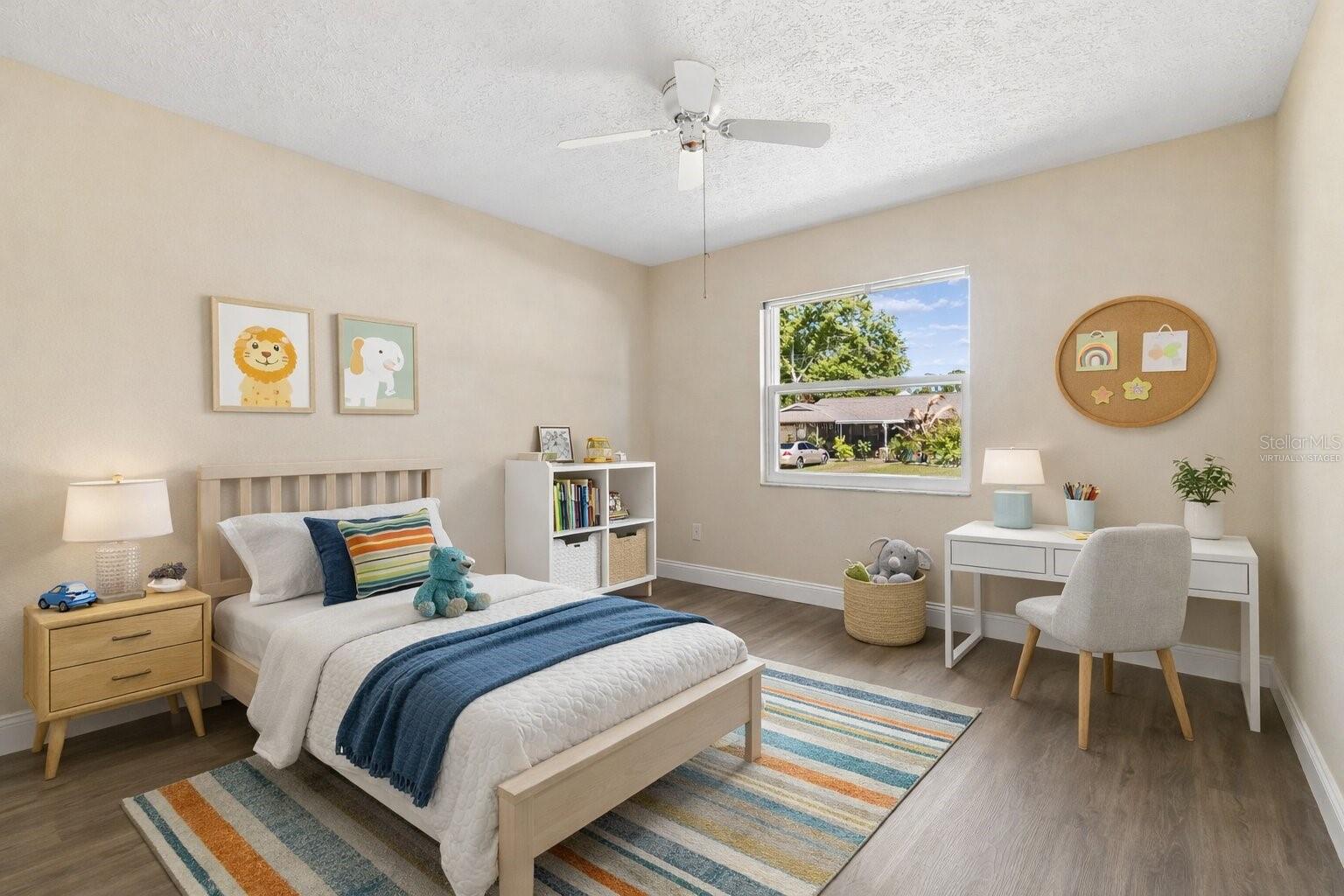 Virtually Staged Guest Bedroom #2