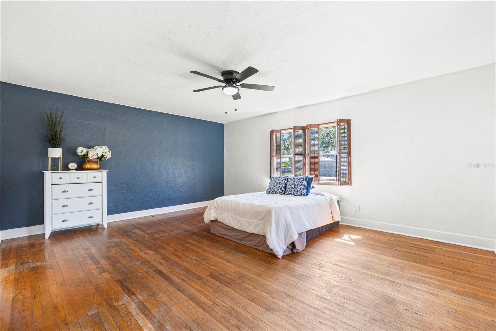 Spacious primary suite with ensuite bath