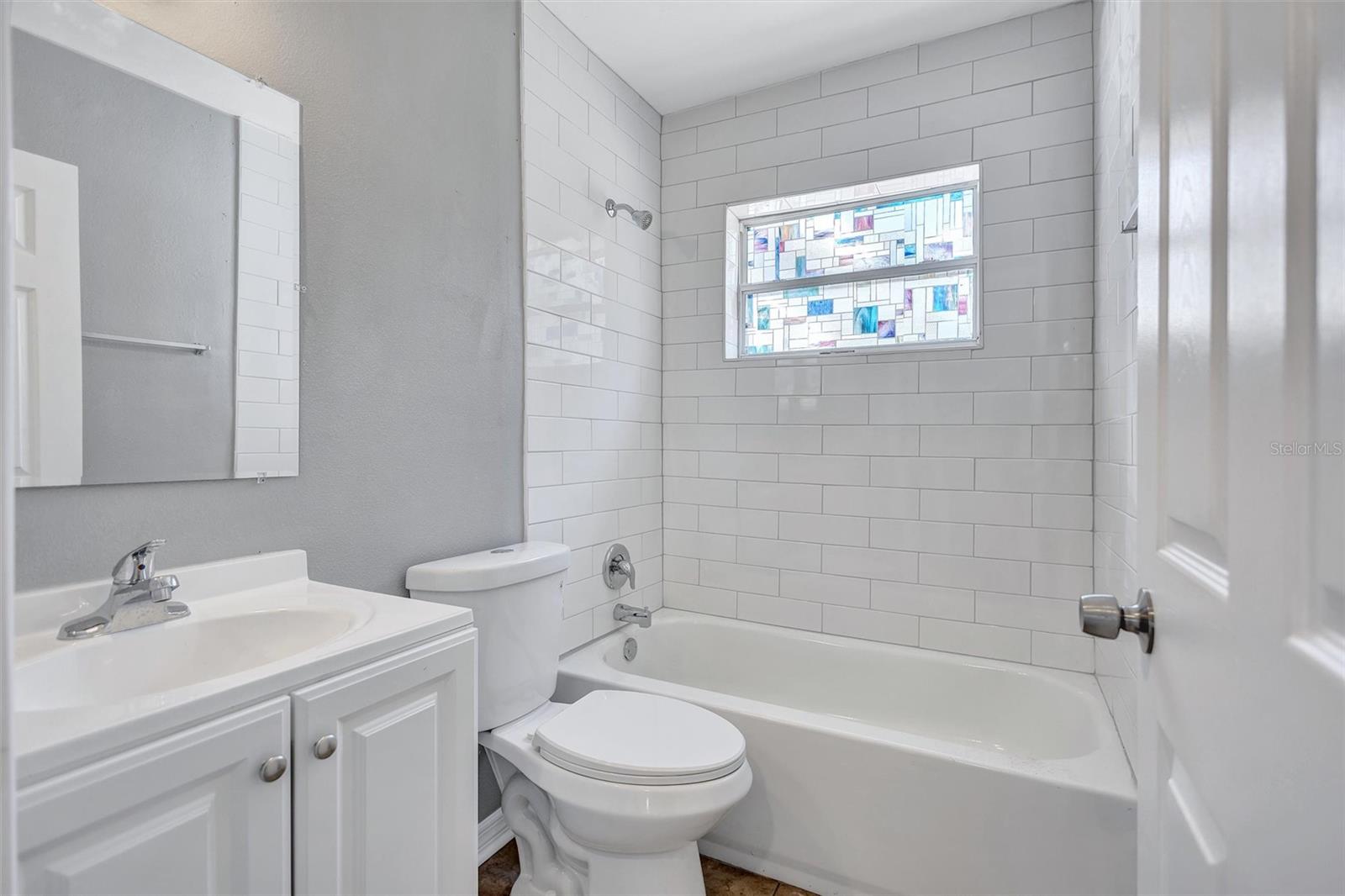 Freshly renovated bathroom