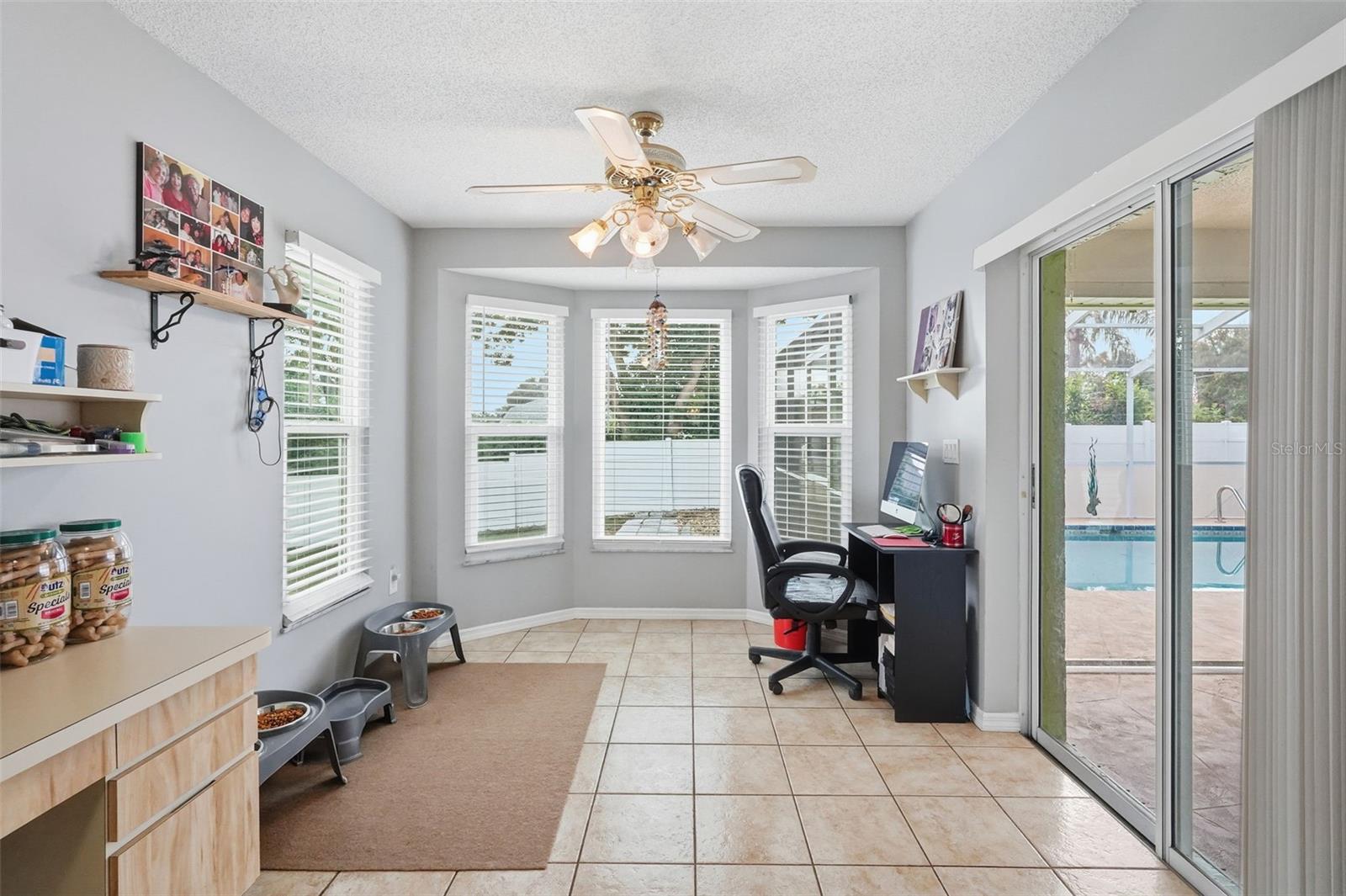 Kitchen leading into breakfast nook