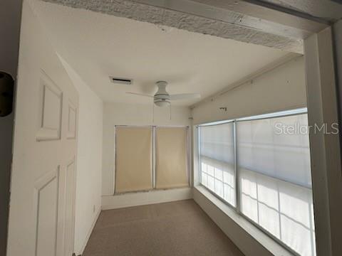 Bonus room, closet no longer taking up all of the space, plus a new ceiling fan just installed