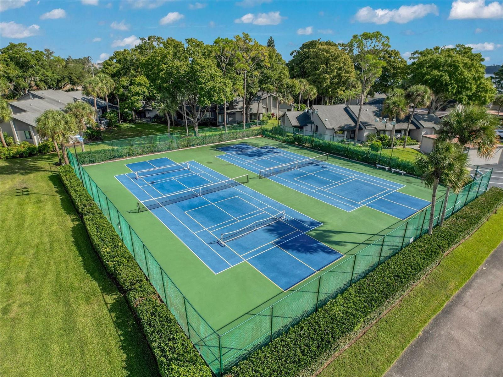 Tennis and pickleball courts