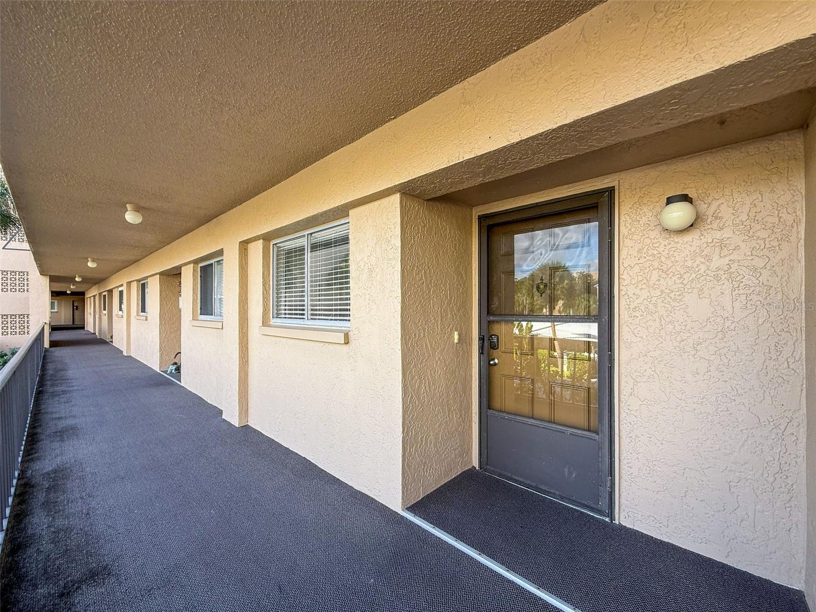 Front door to the condo