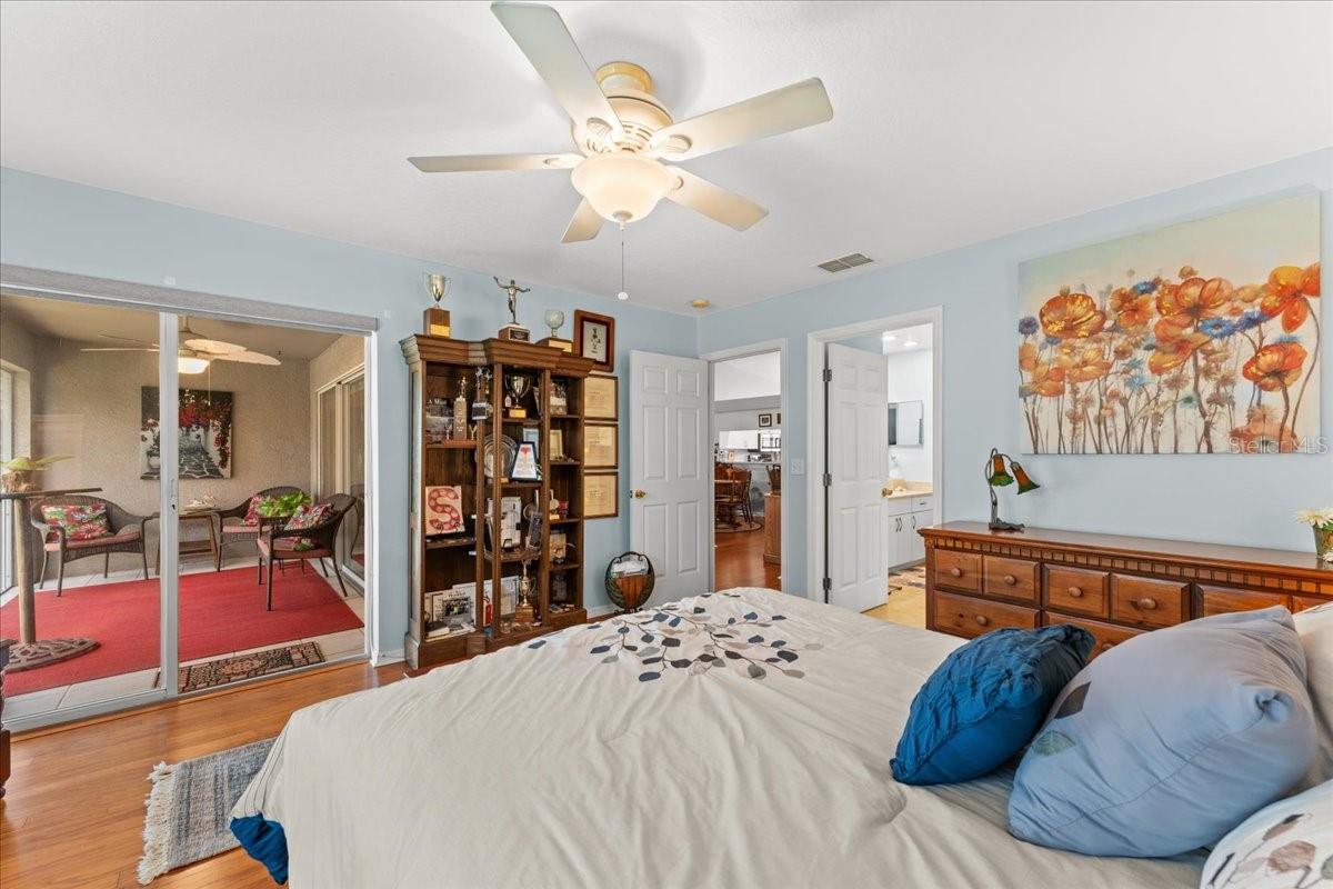 Another Primary Bedroom view toward the patio
